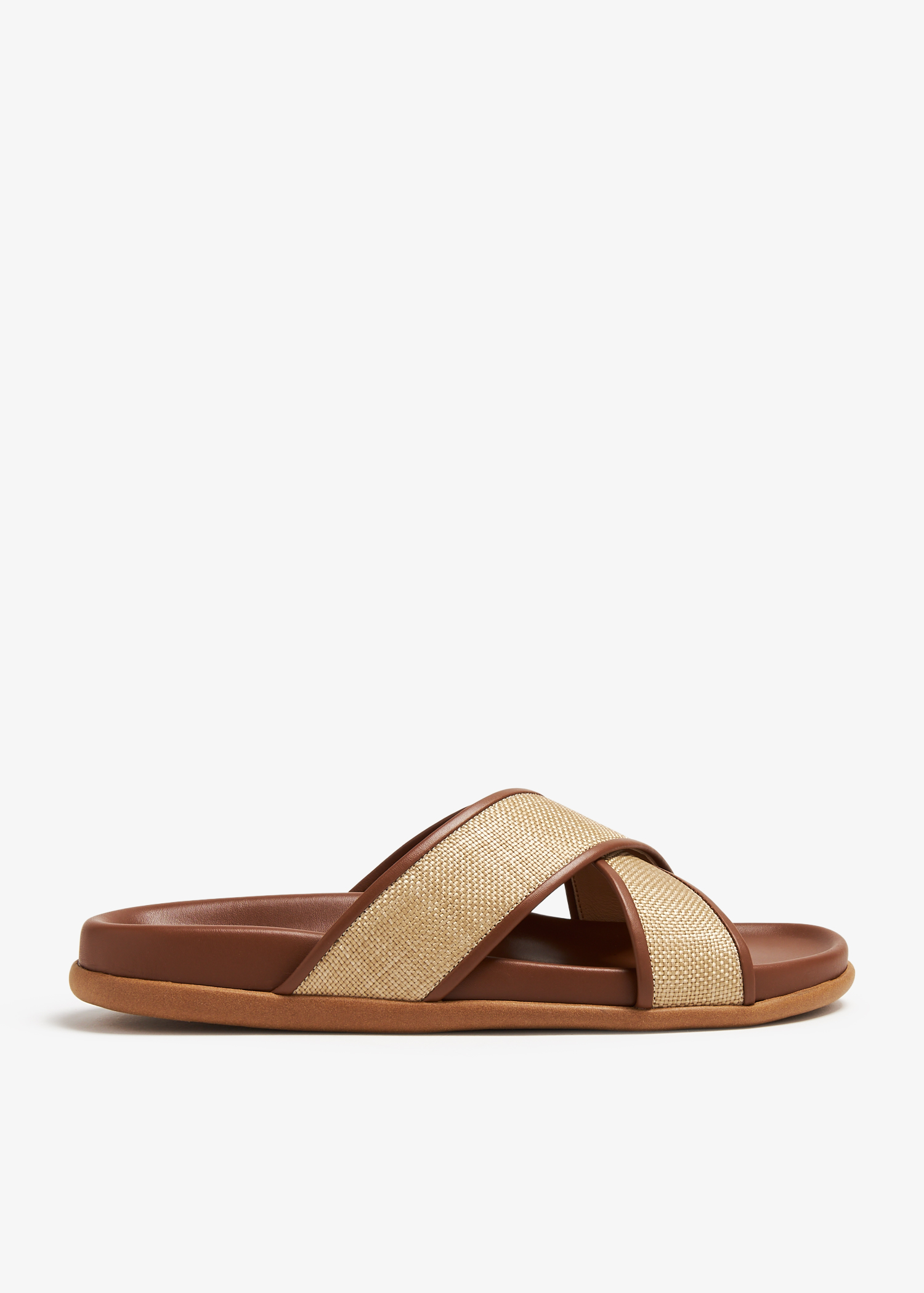 

Thais footbed sandals, Brown