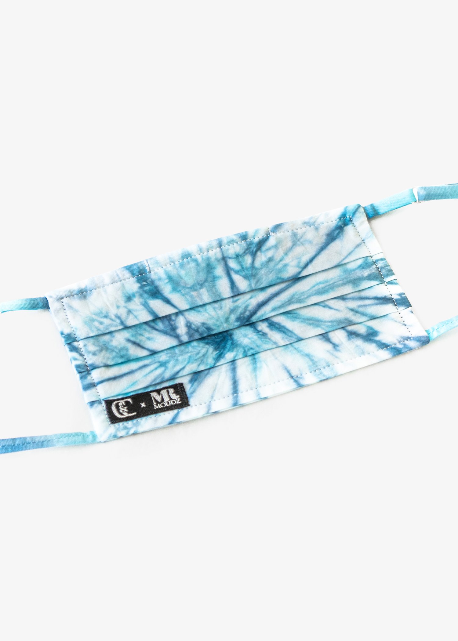 

x Mr Moudz tie-dye masks, Blue