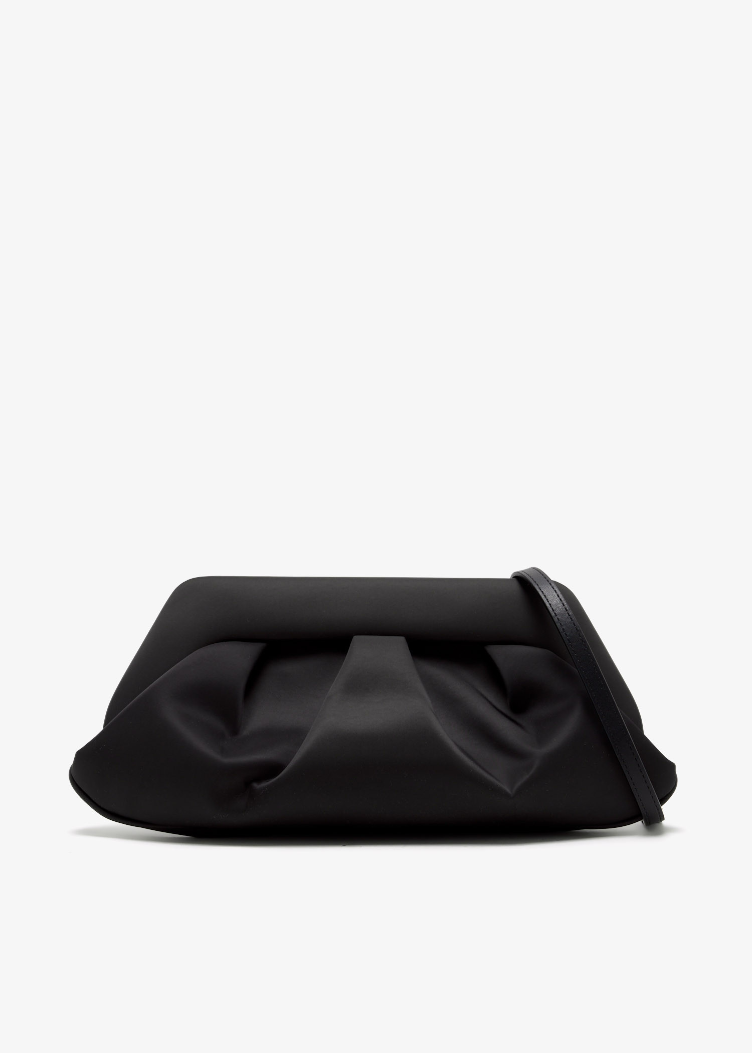 

Emera satin shoulder bag, Black