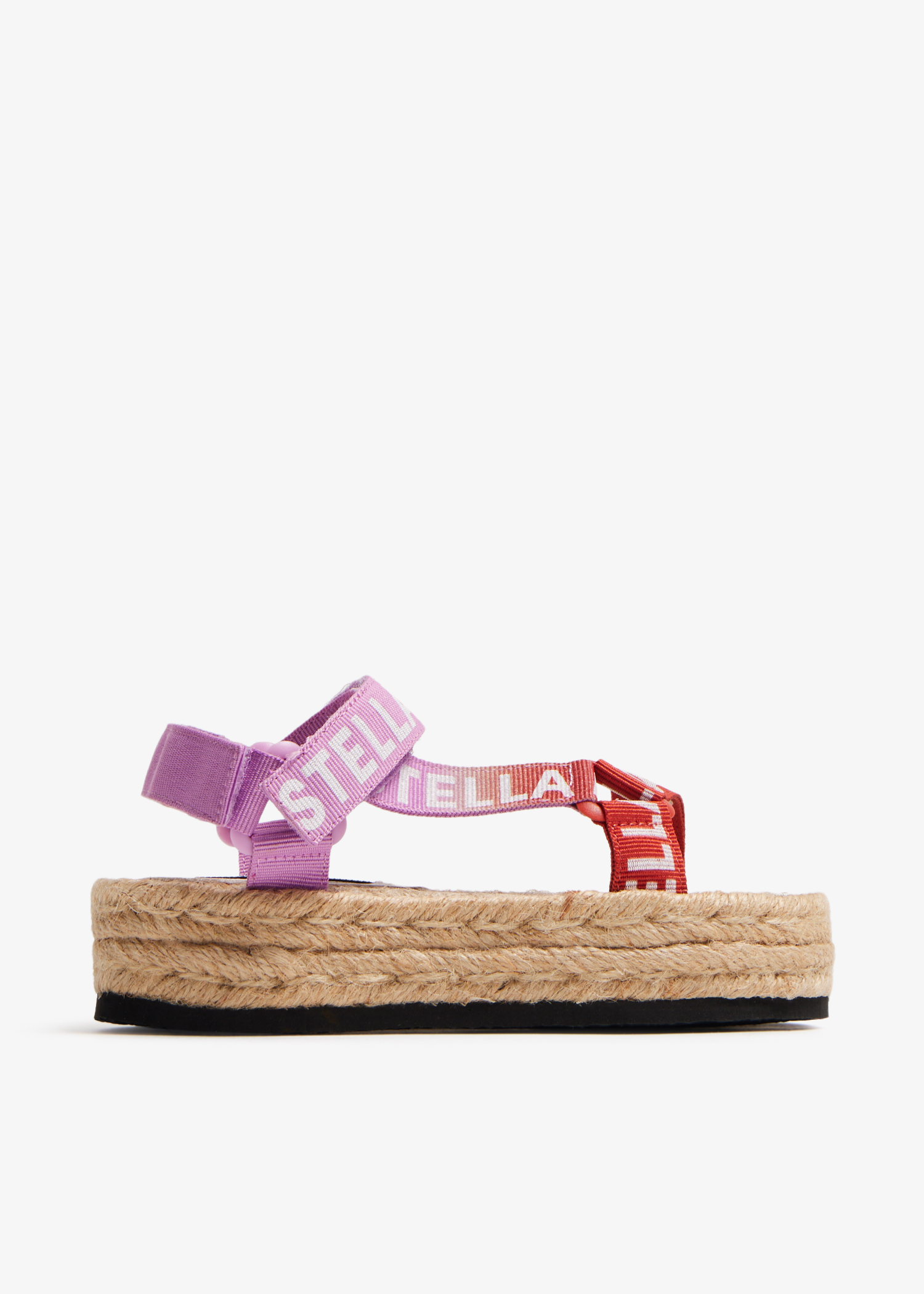 

Logo print sandals, Multicolored