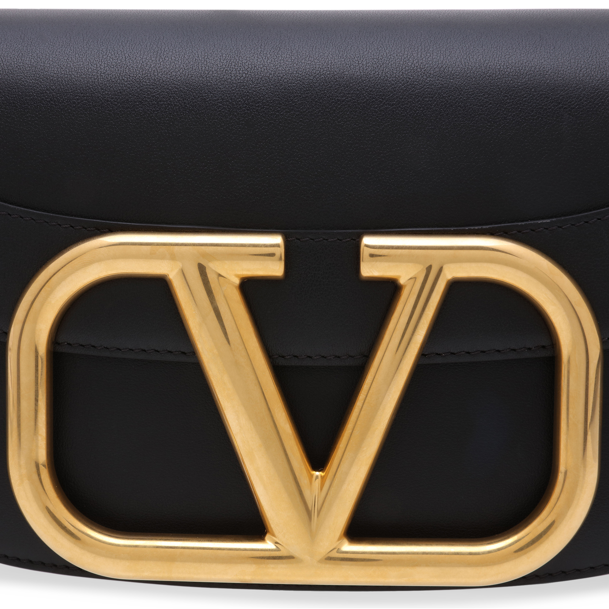 

Supervee leather crossbody bag, Black