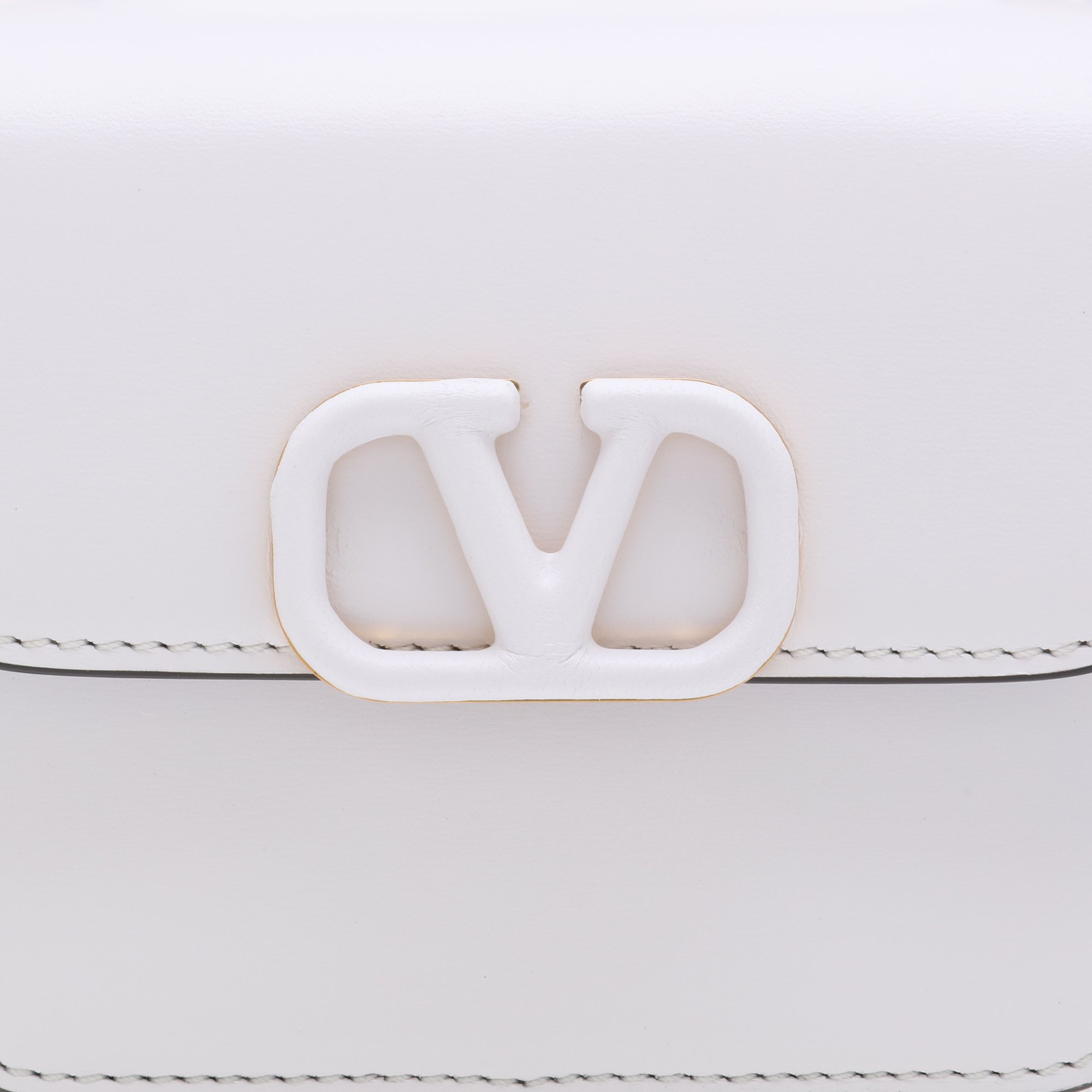 

Vsling leather shoulder bag, White