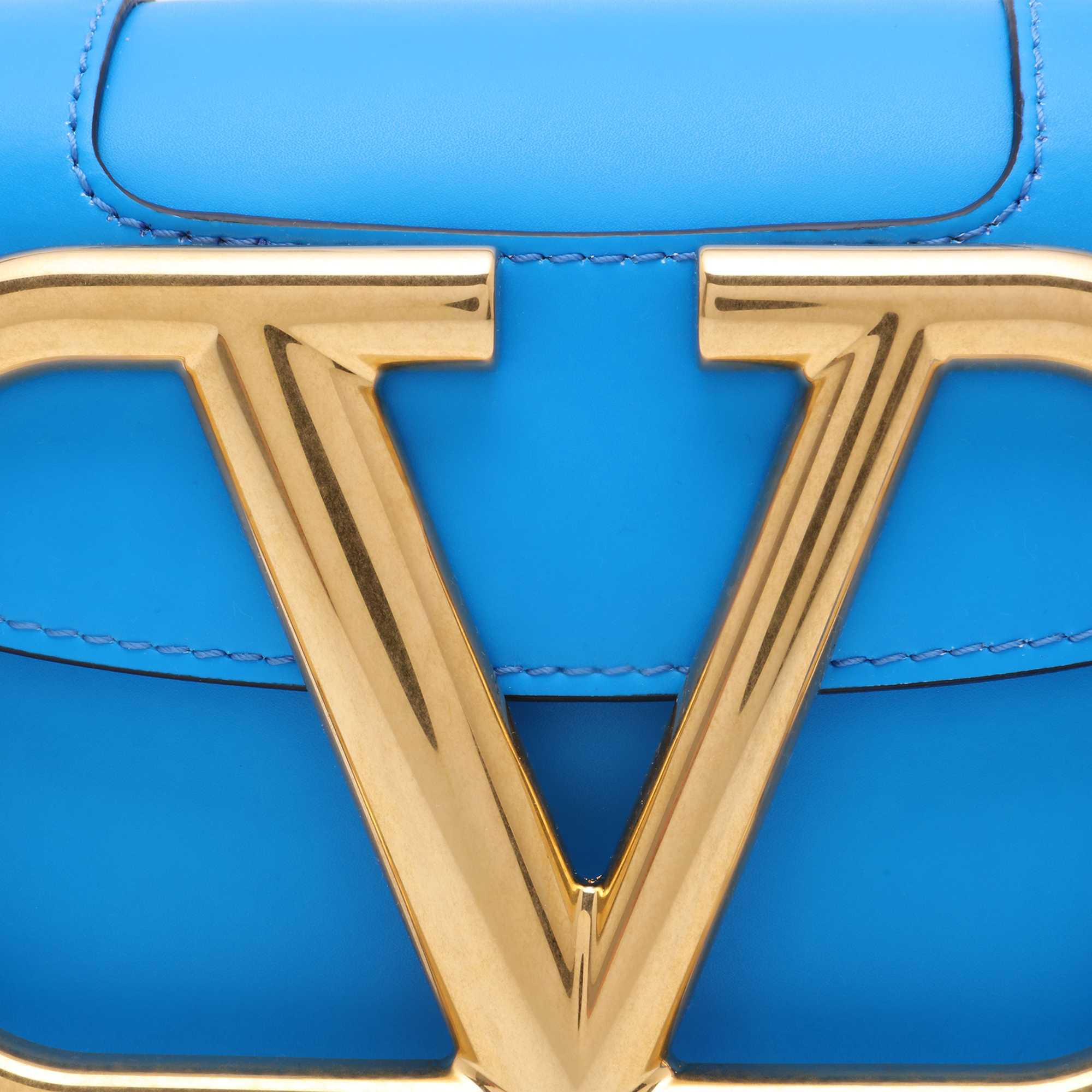 

Supervee leather crossbody bag, Blue
