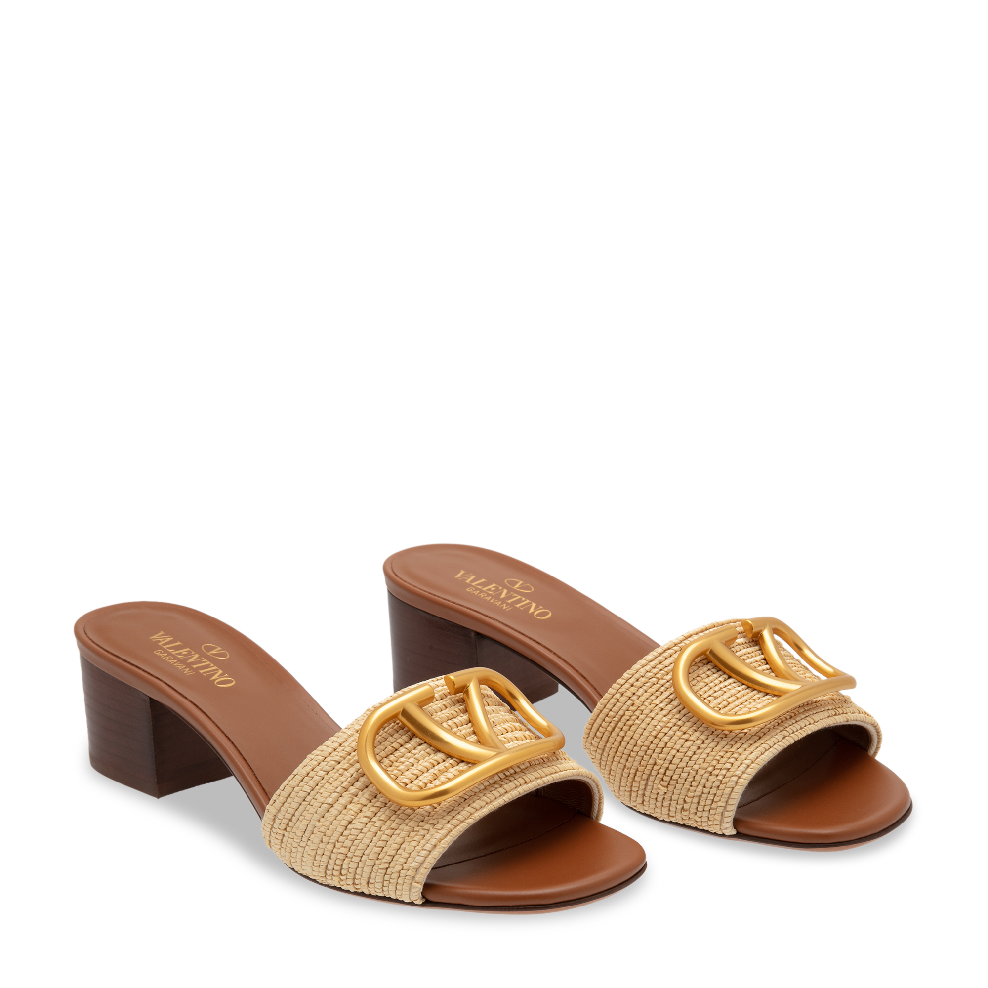 

VLogo sandals, Beige