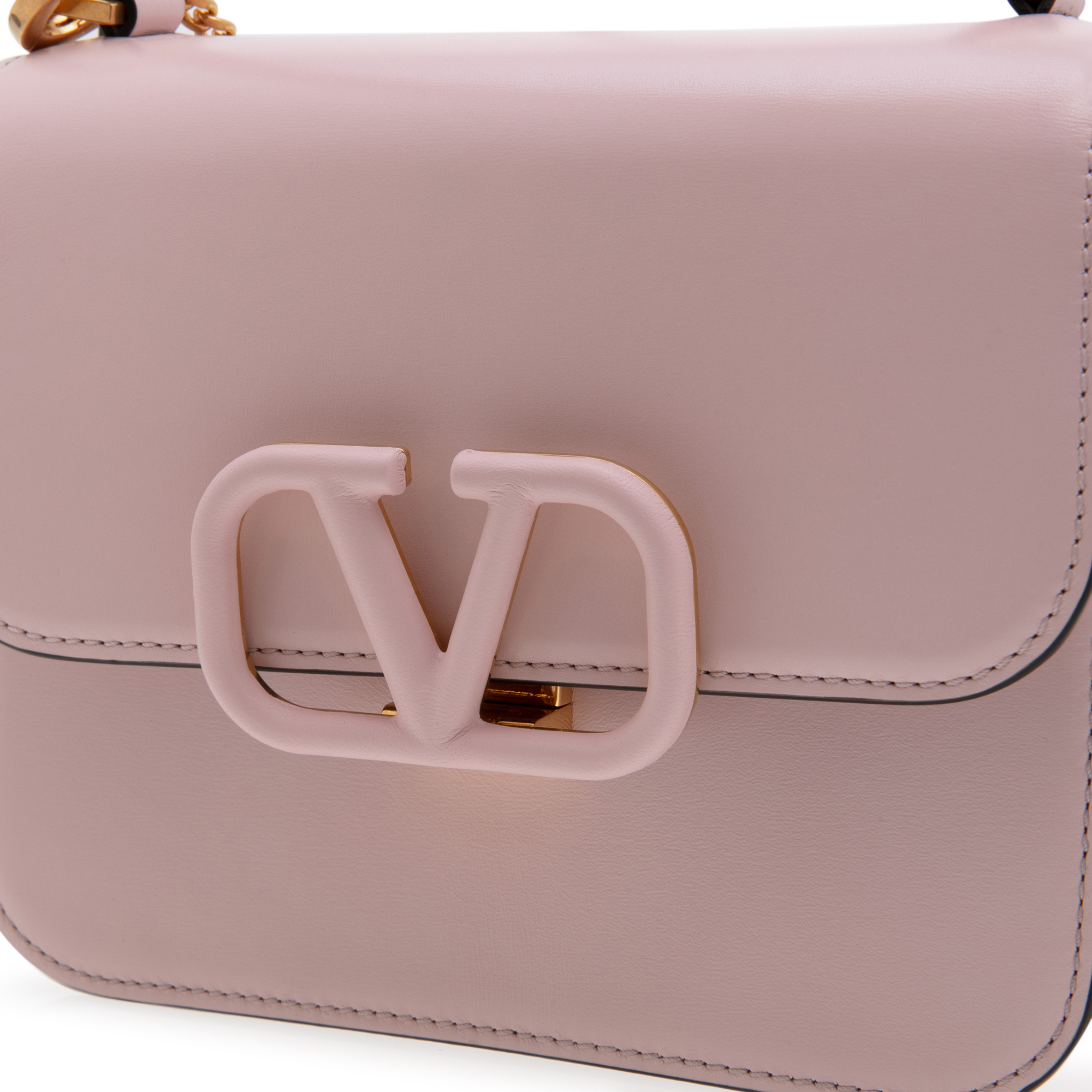 

VSling leather shoulder bag, Pink