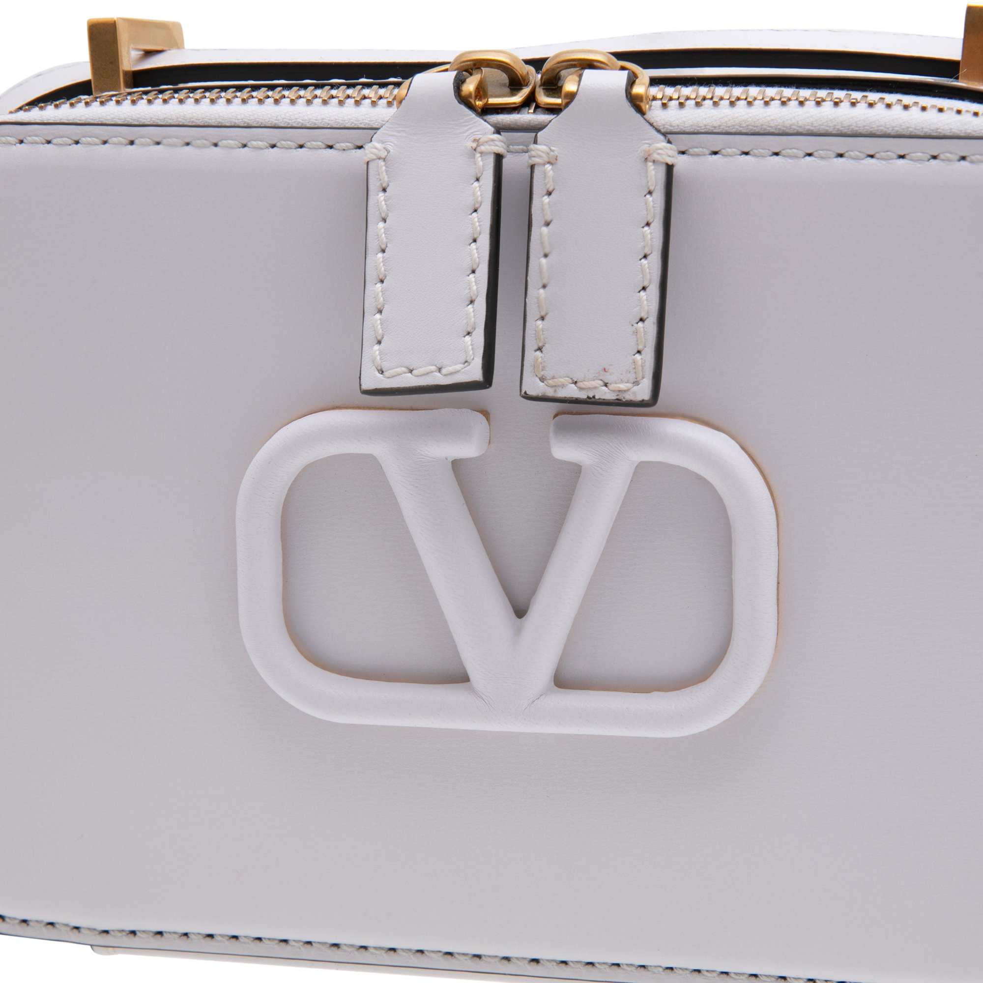 

Vsling leather bag, White