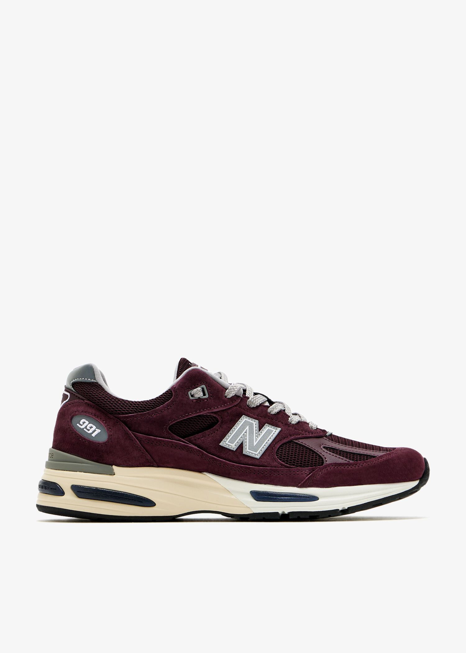 

MADE In UK 991v2 sneakers, Burgundy