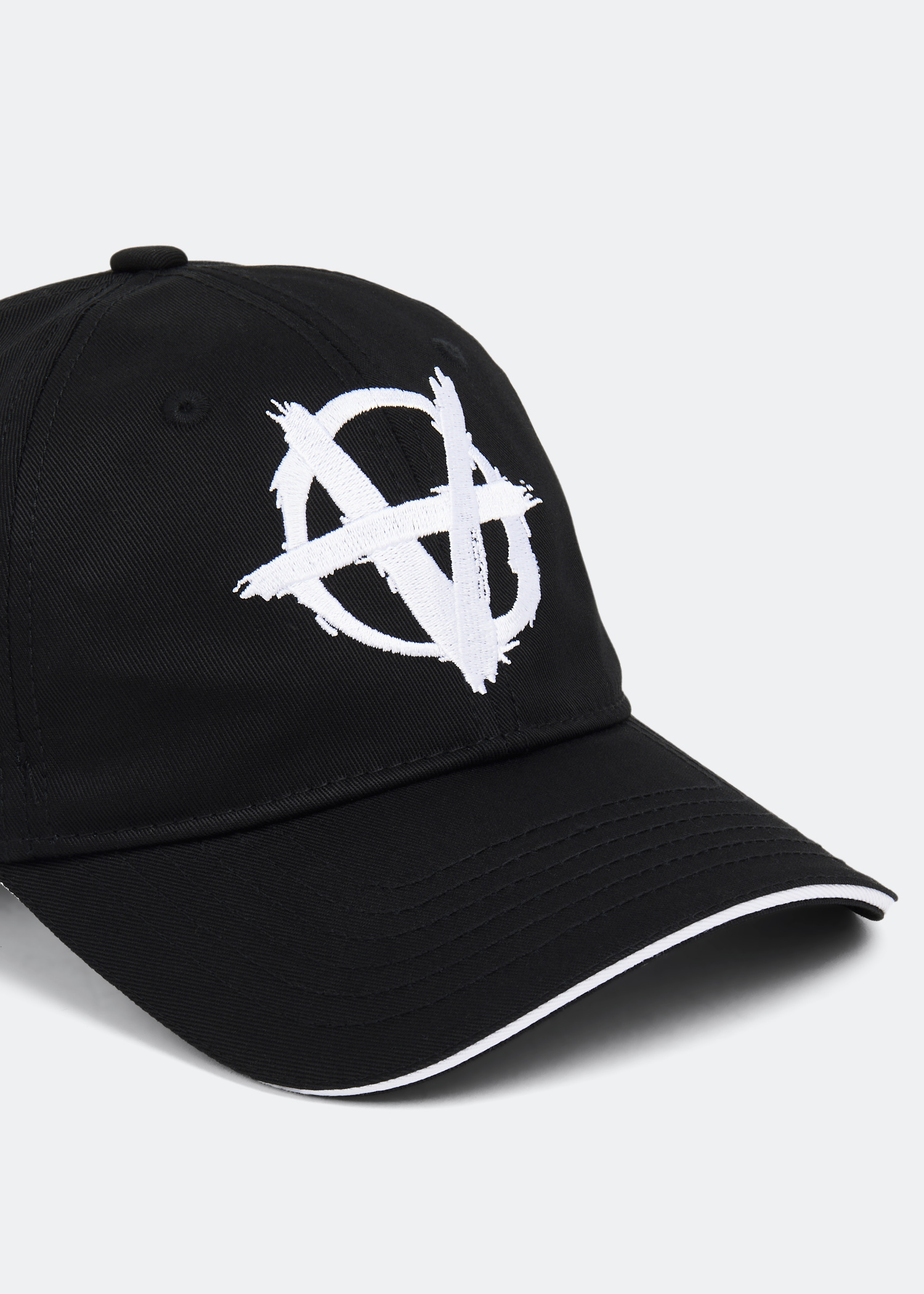 

Anarchy logo cap, Black