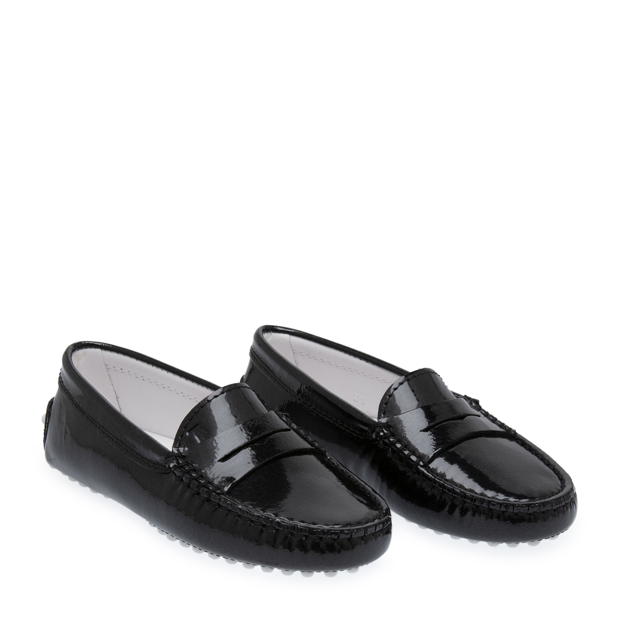 

Gommini patent leather moccasins, Black
