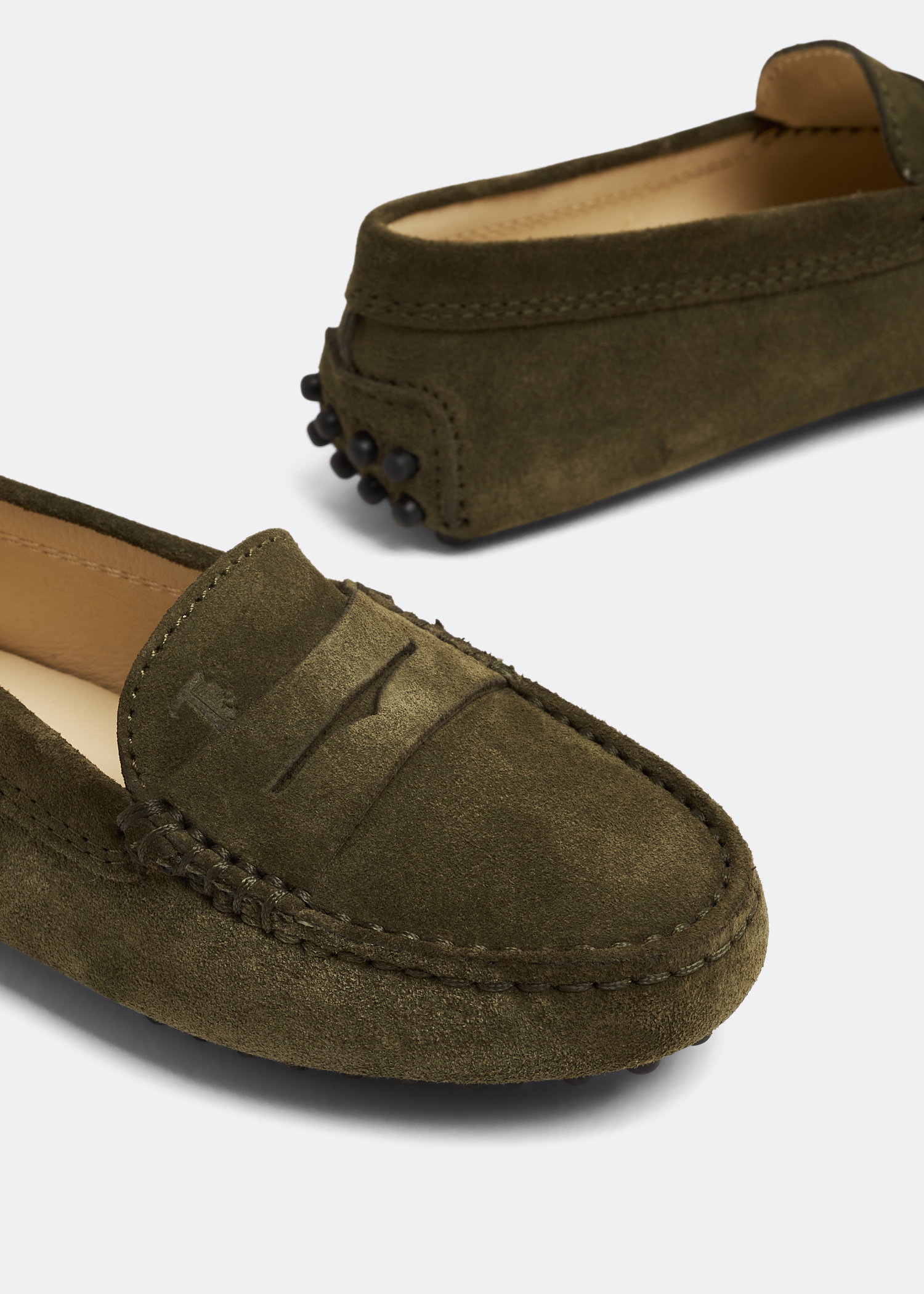 

Gommini suede moccasins, Green