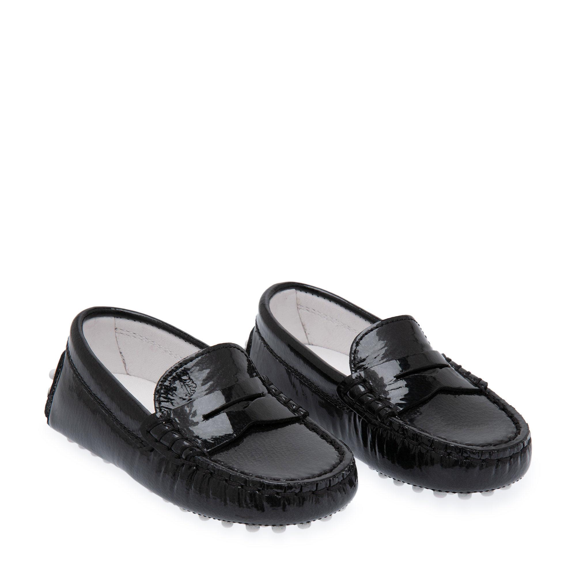 

Gommini patent leather moccasins, Black