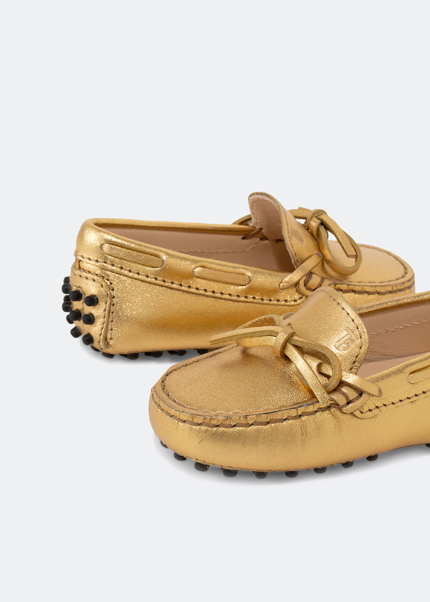 

Gommini leather moccasins, Gold