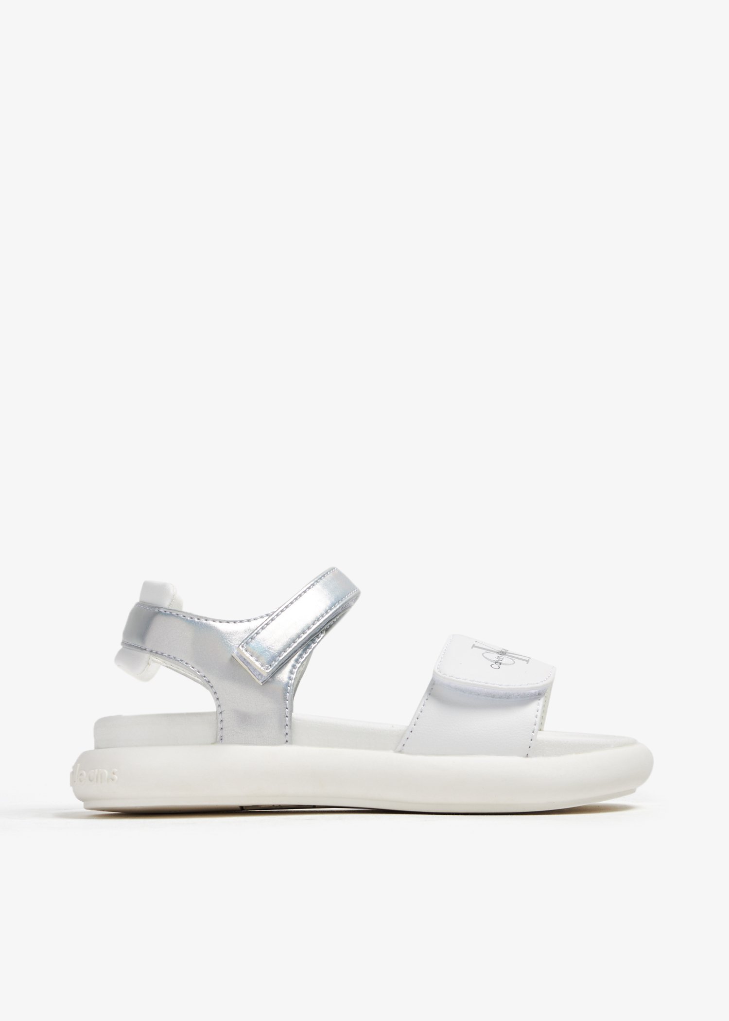 

Velcro sandals, White