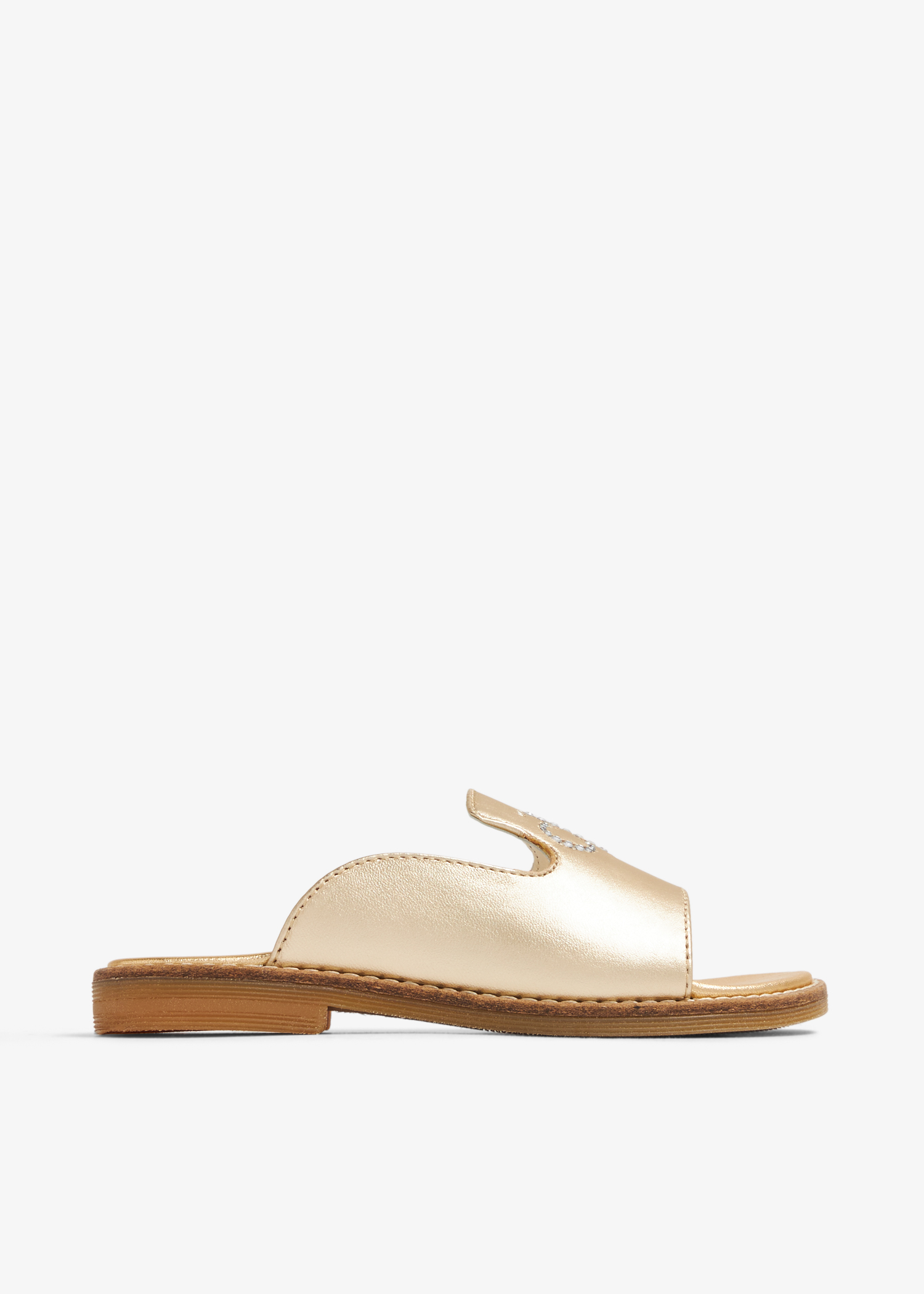 

Leather sandals, Gold