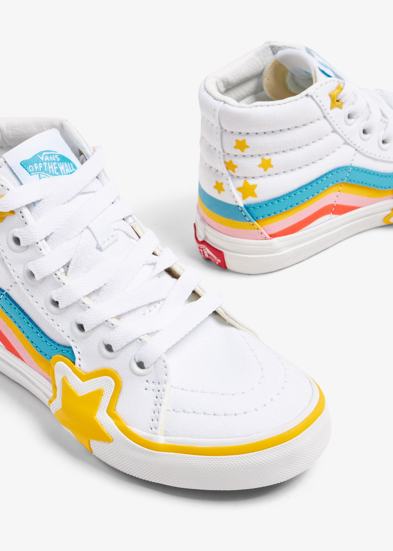 

Sk8-Hi Rainbow star sneakers, White