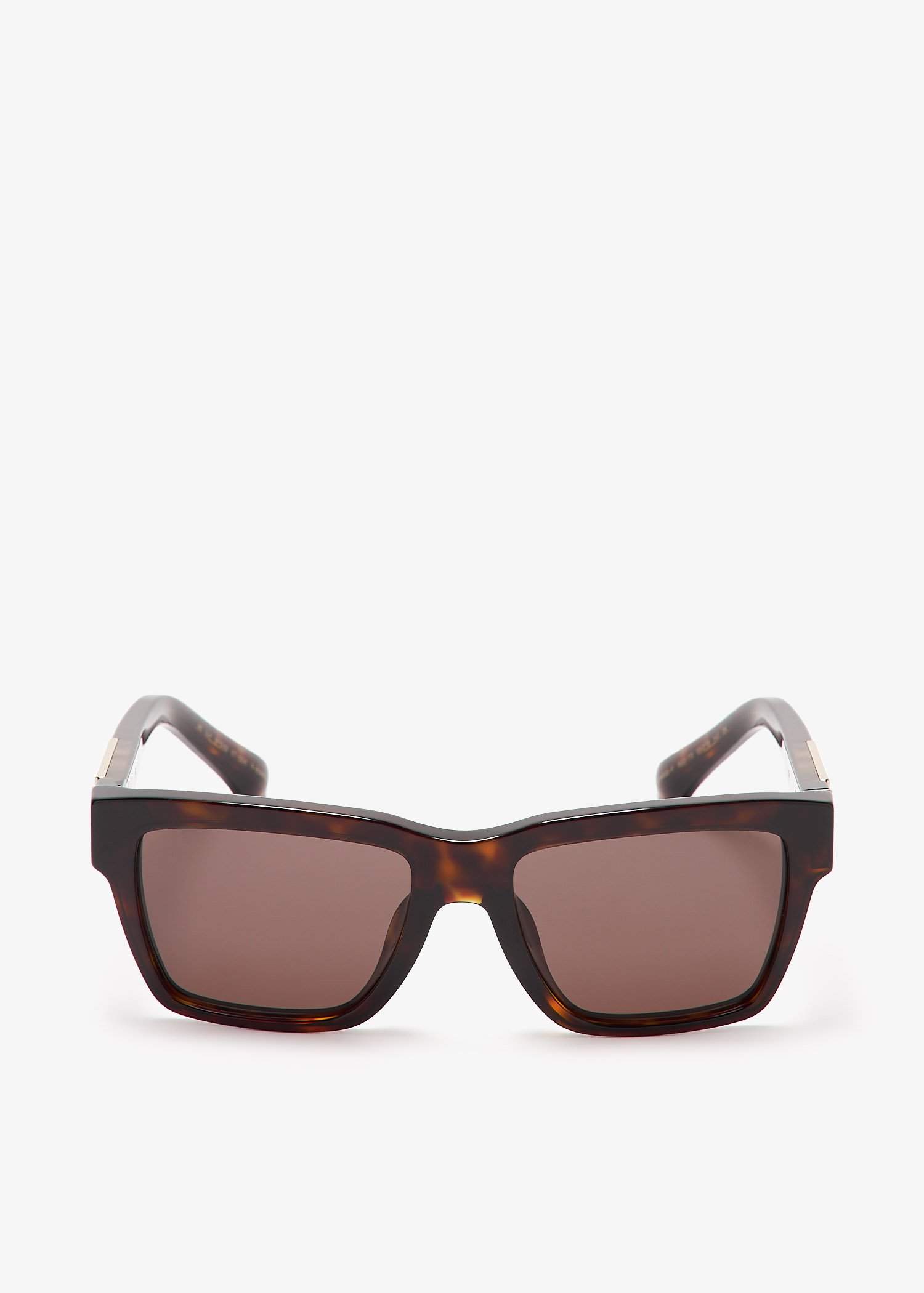 

Mirror logo sunglasses, Brown