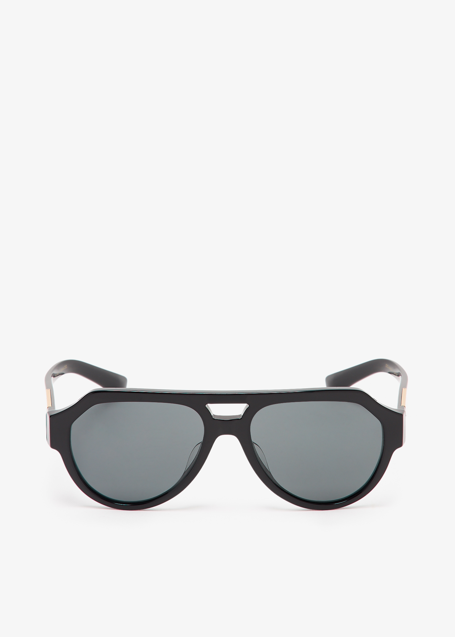 

Mirror logo sunglasses, Black