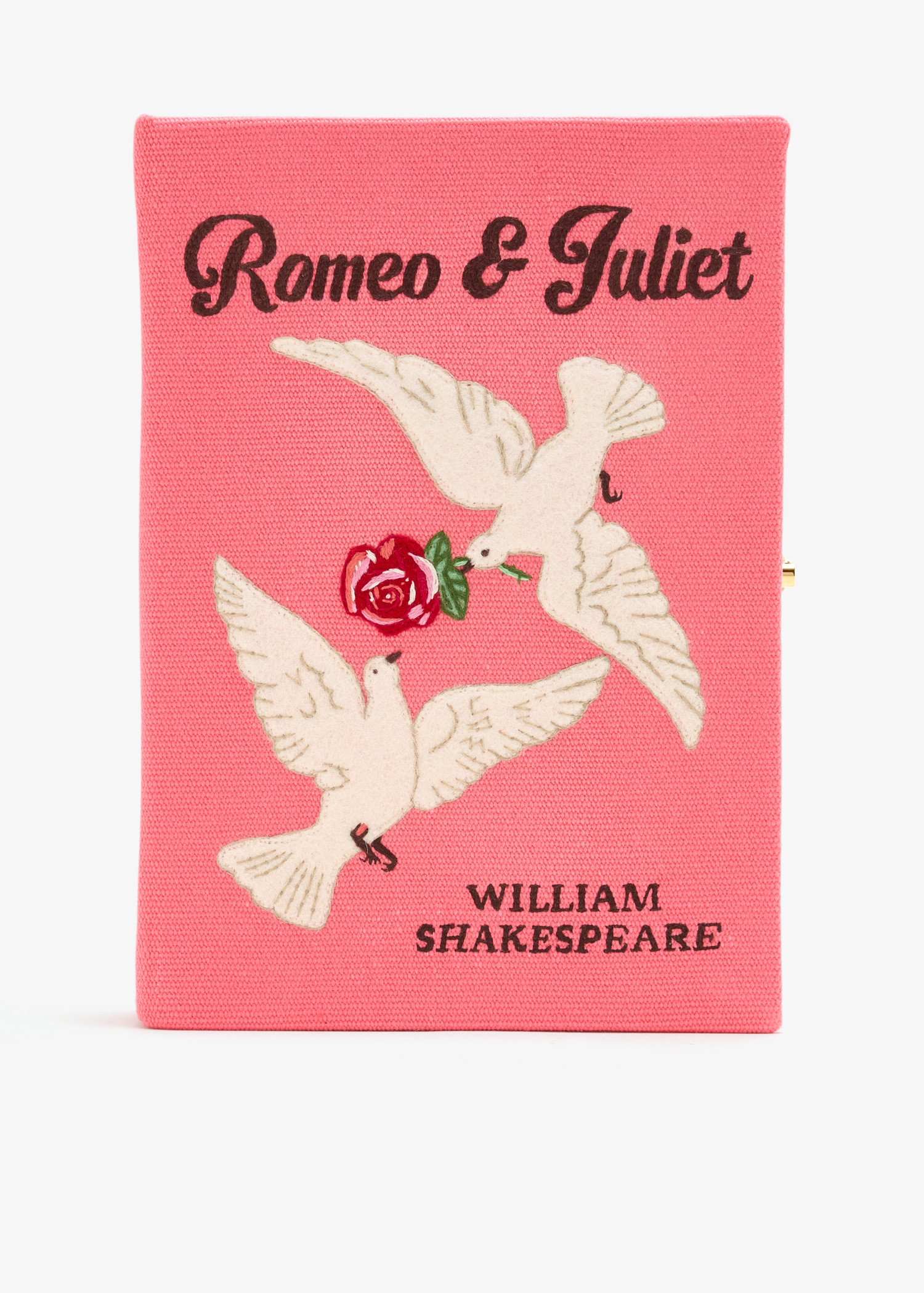 

Romeo and Juliet book clutch, Pink