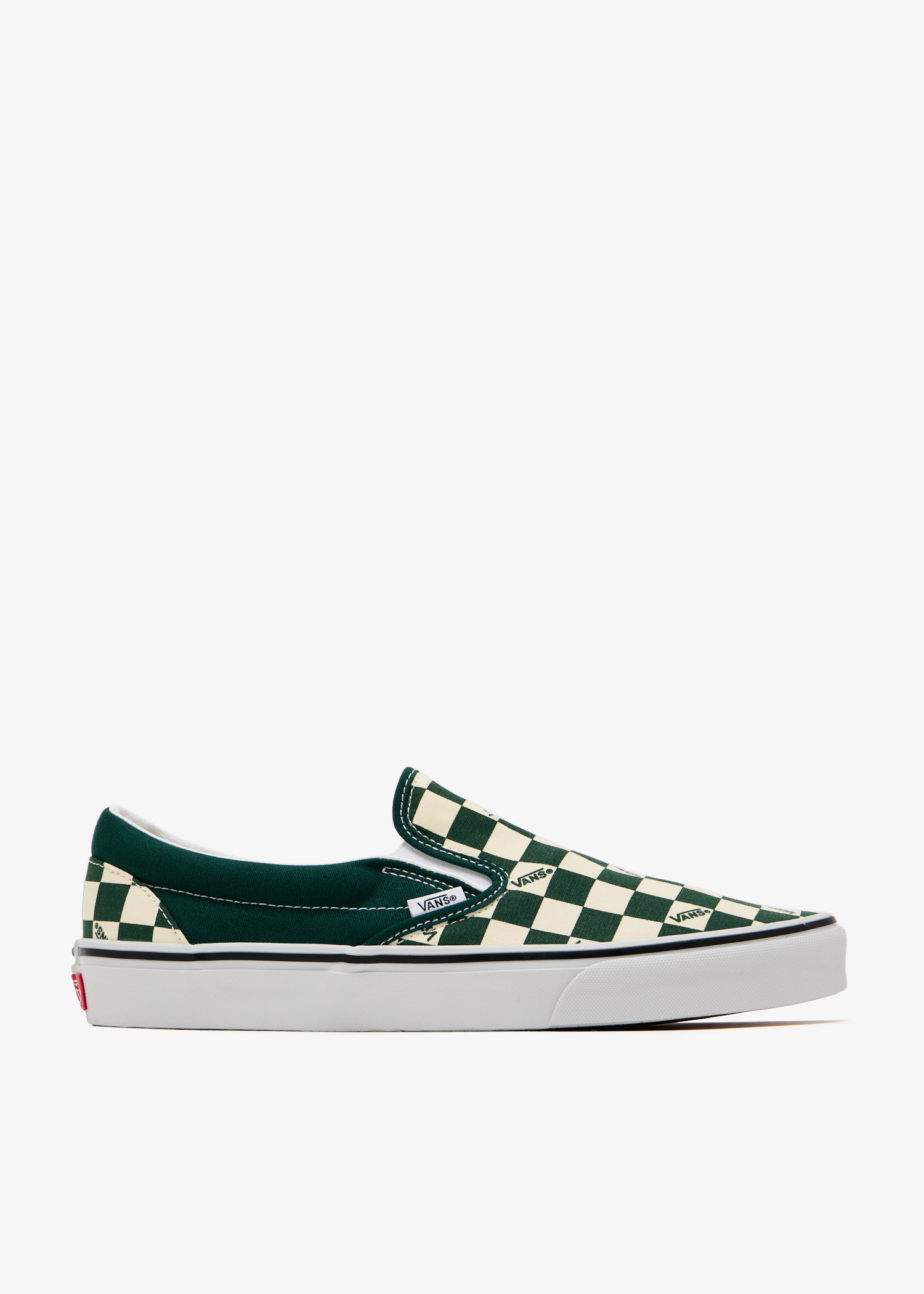 

Classic Checkerboard slip-on sneakers, Green
