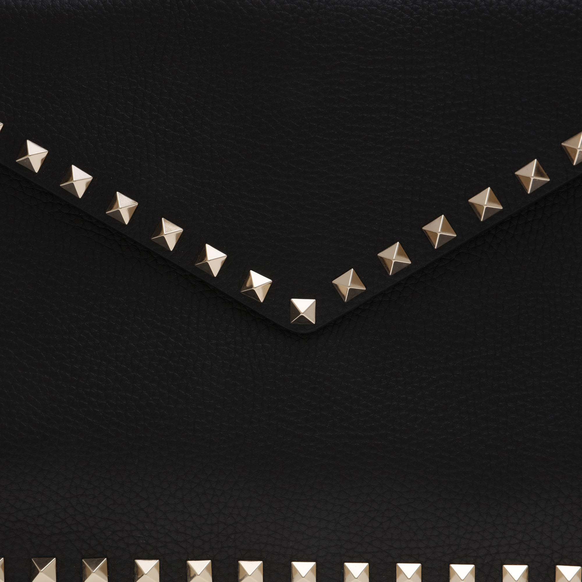 

Rockstud pouch, Black