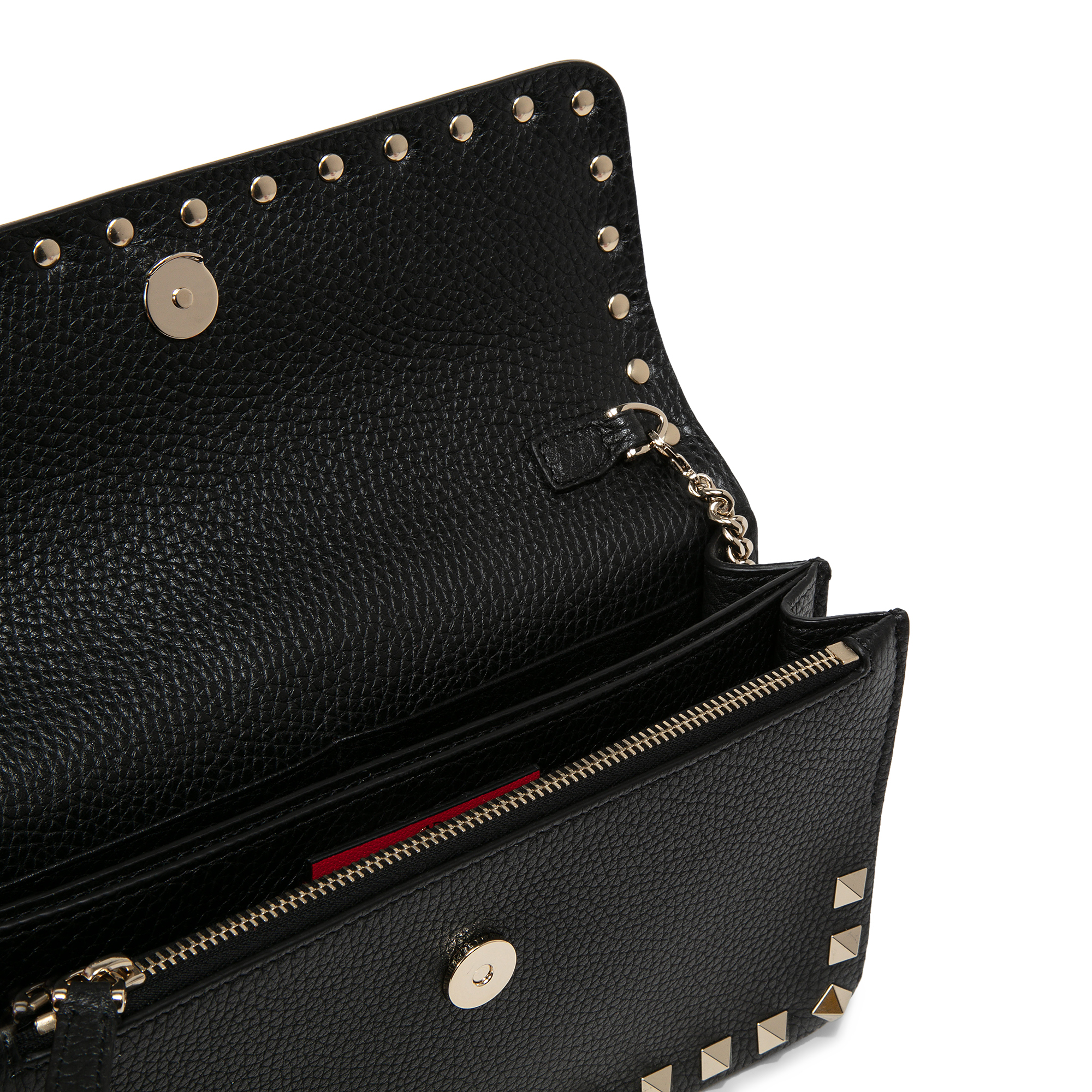 

Rockstud cross body bag, Black