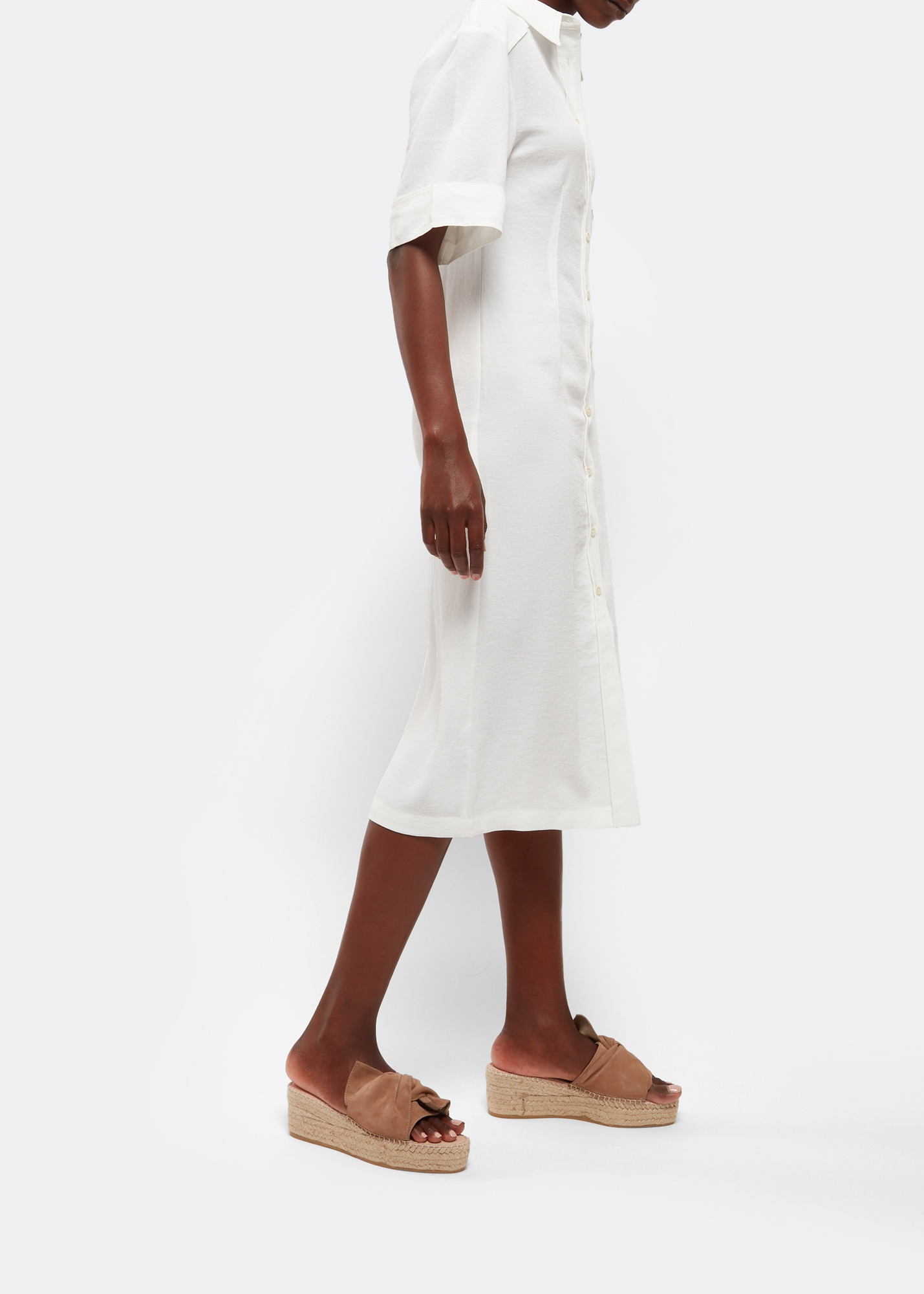 

Knot platform sandals, Beige