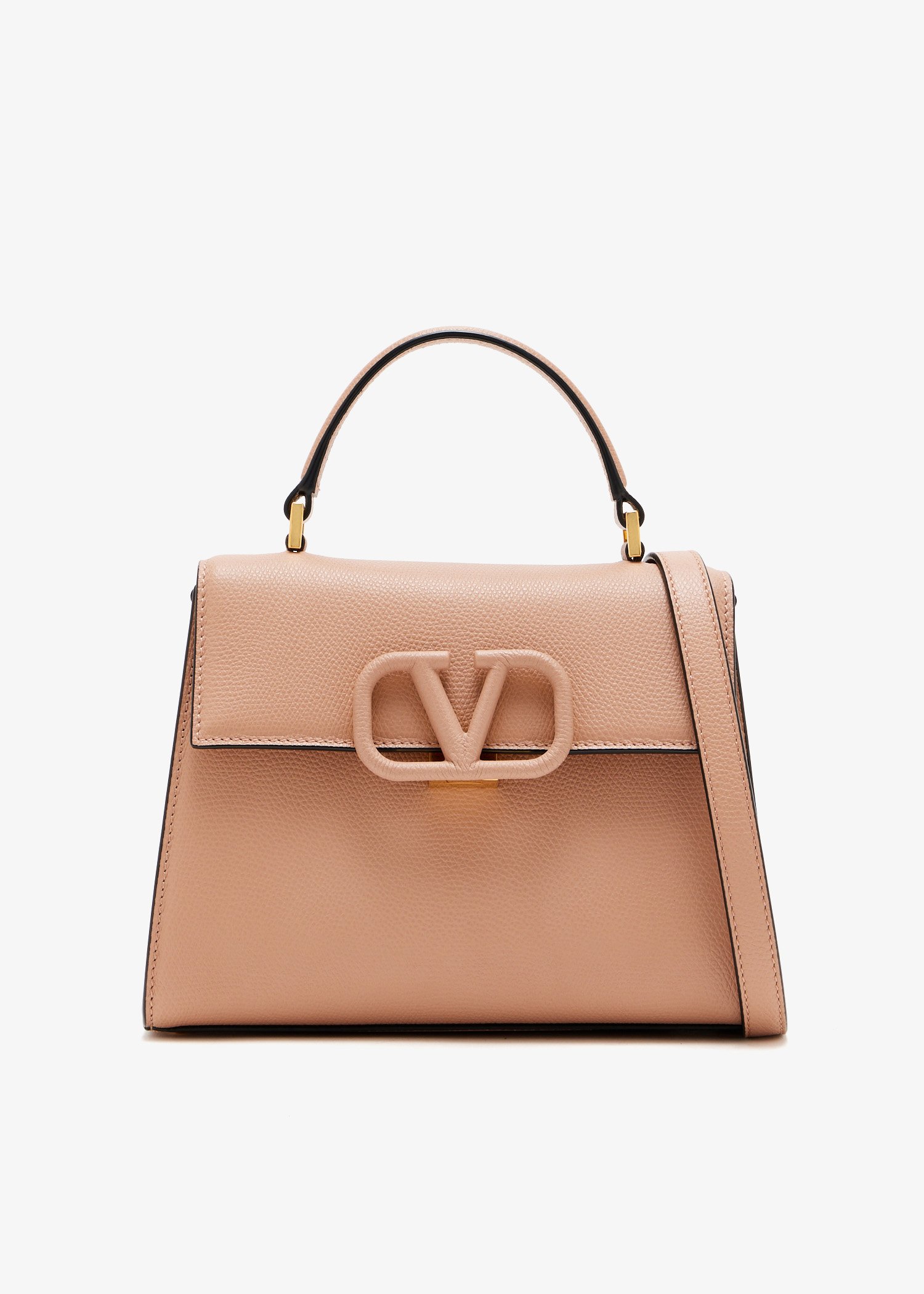 

VSling small top handle bag, Beige