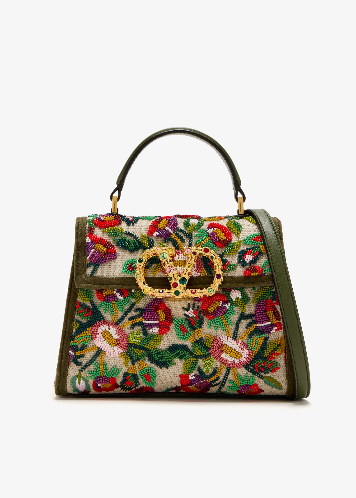 

Vsling top handle bag, Beige