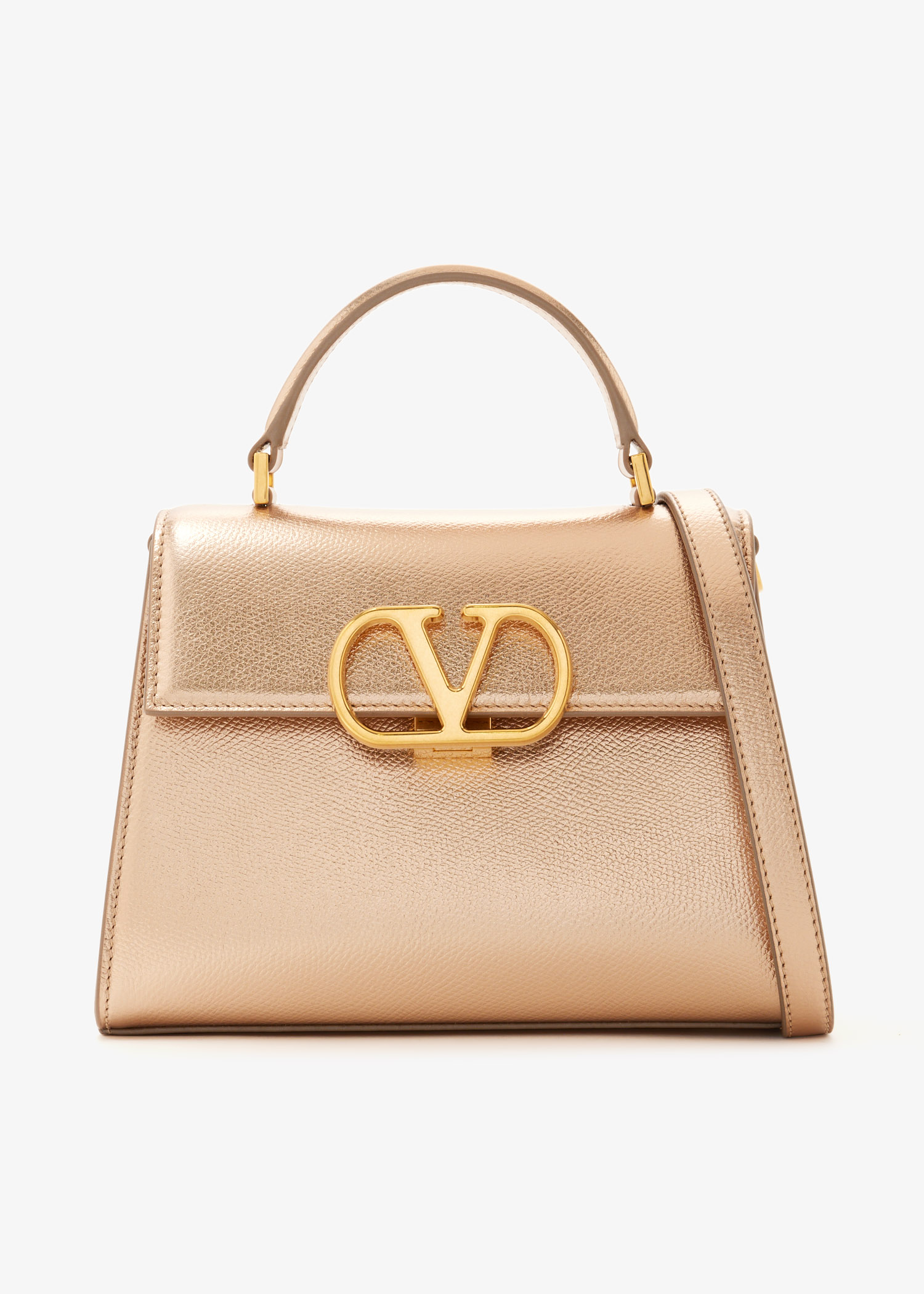 

VSling small top handle bag, Gold