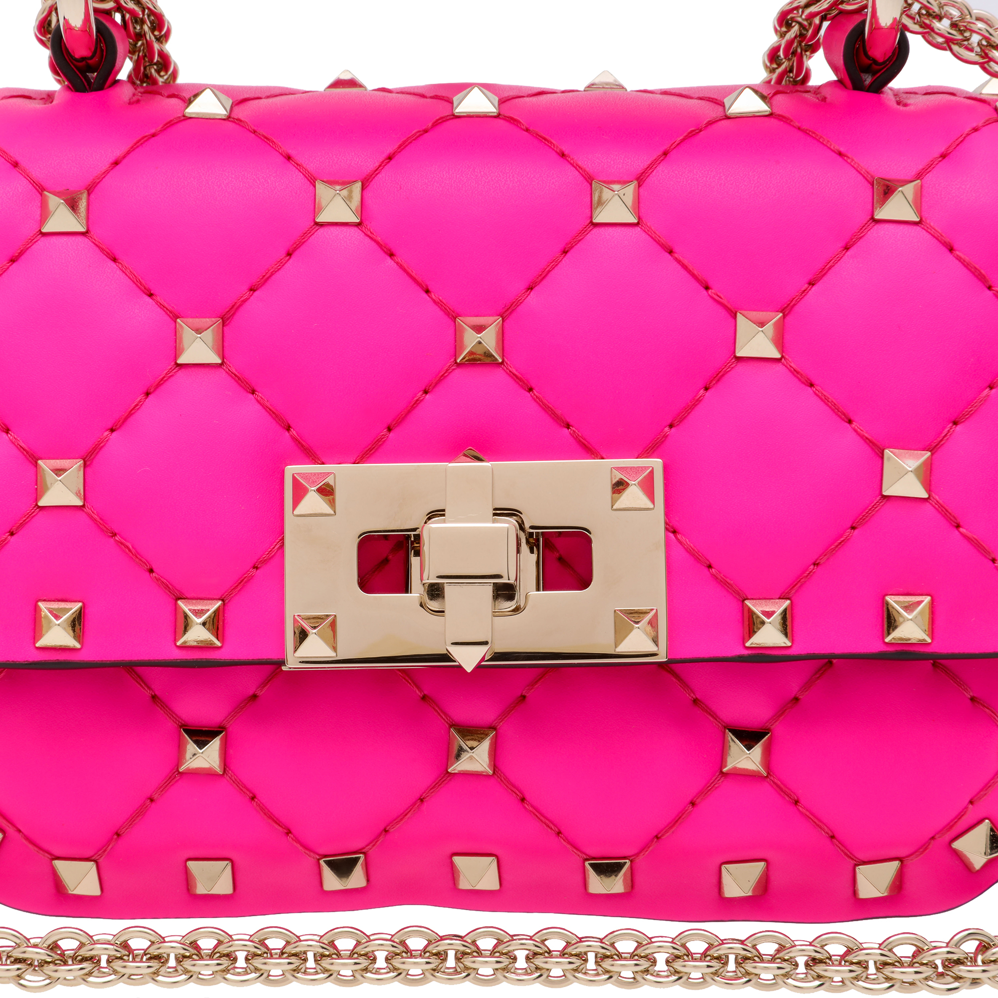 

Rockstud Spike micro shoulder bag, Pink
