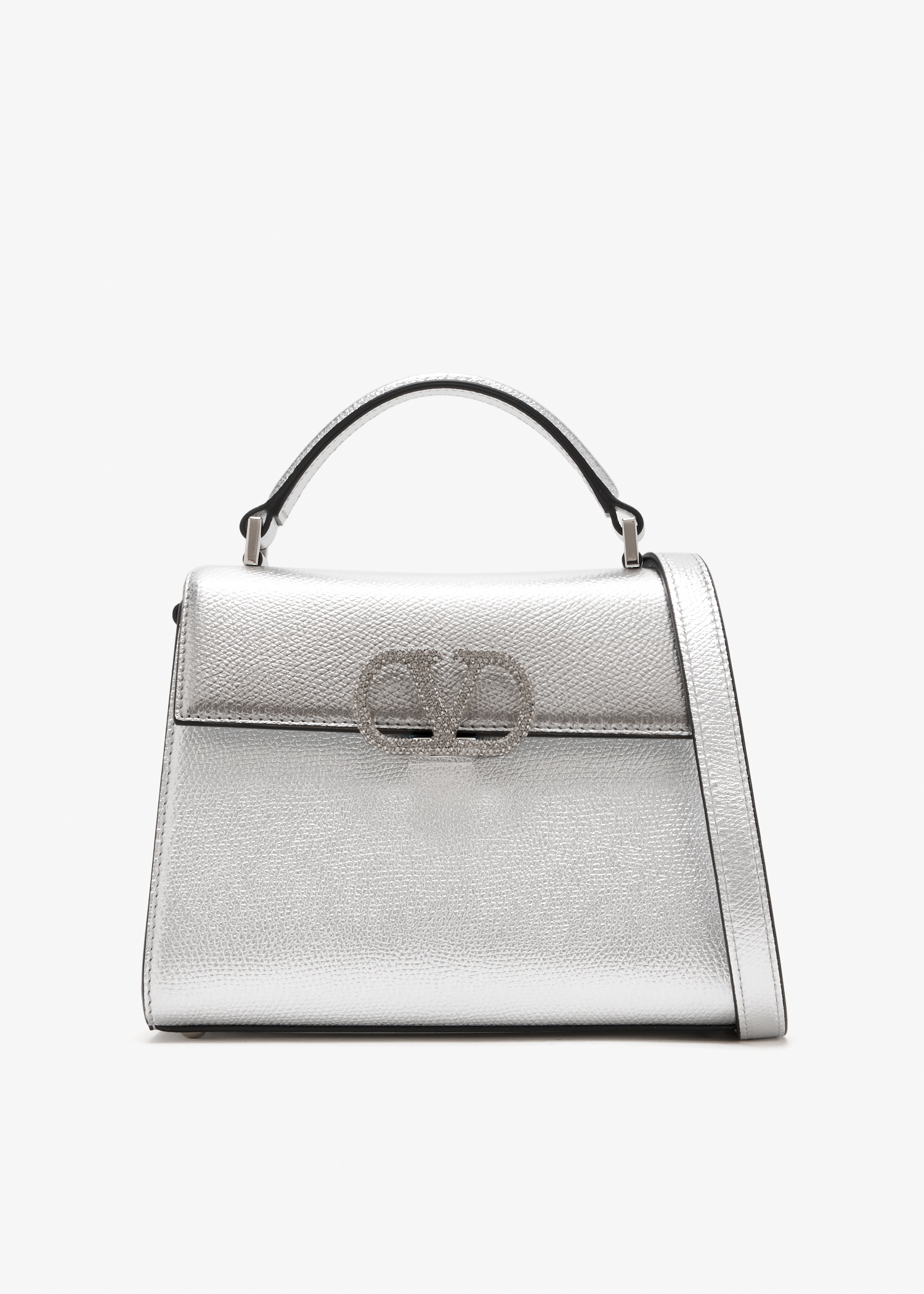 

VSling top handle bag, Silver
