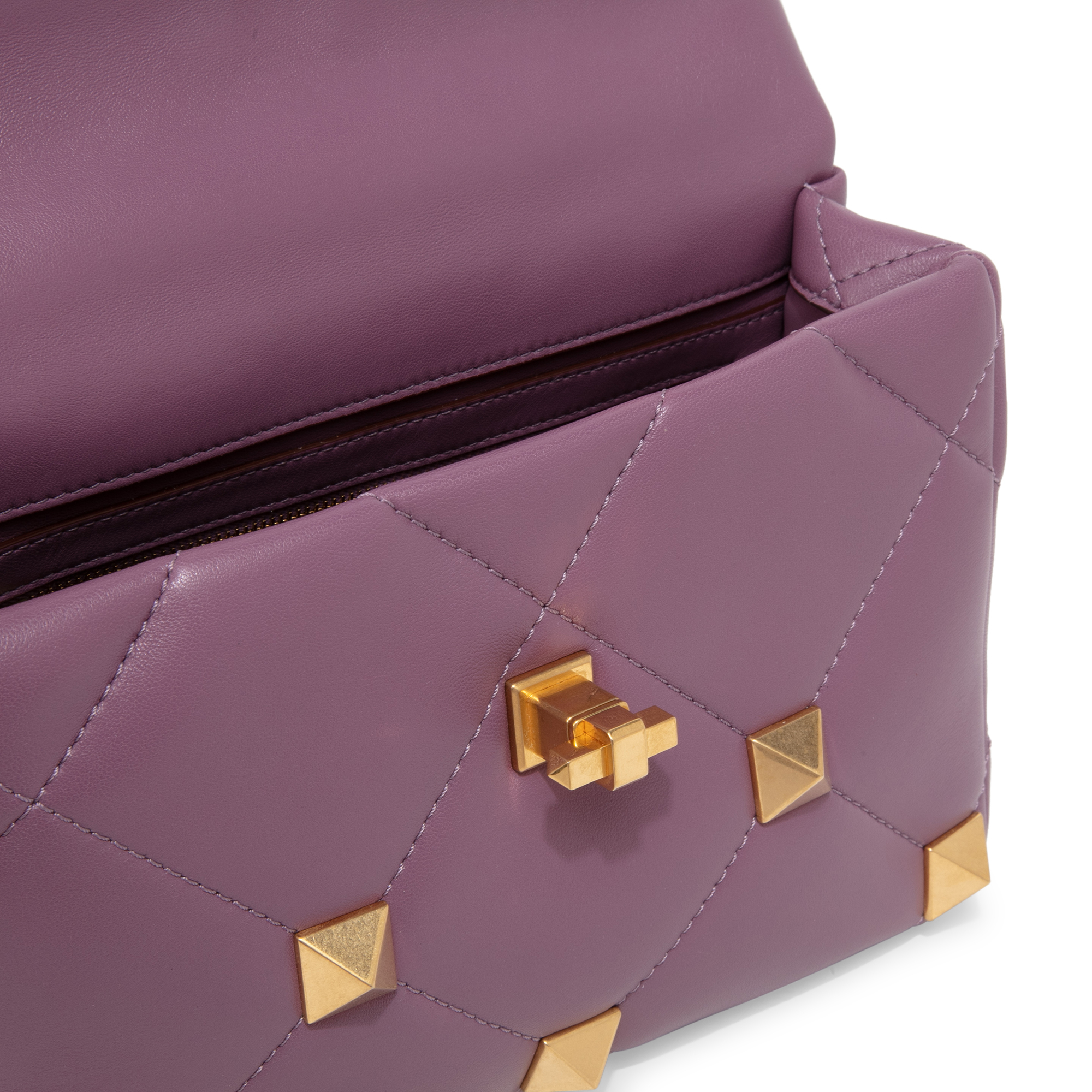

Roman Stud shoulder bag, Purple