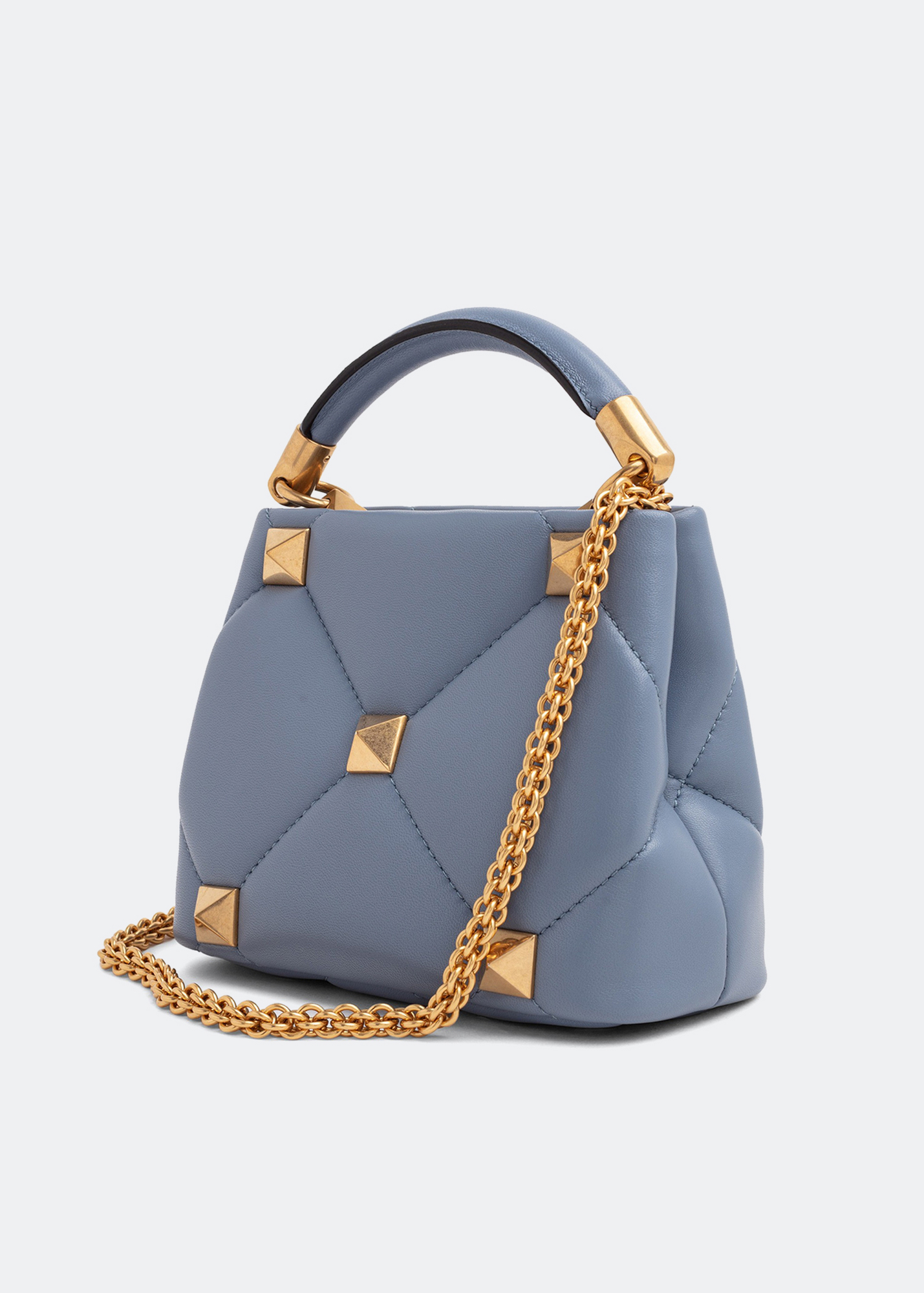 

Roman Stud top handle bag, Blue