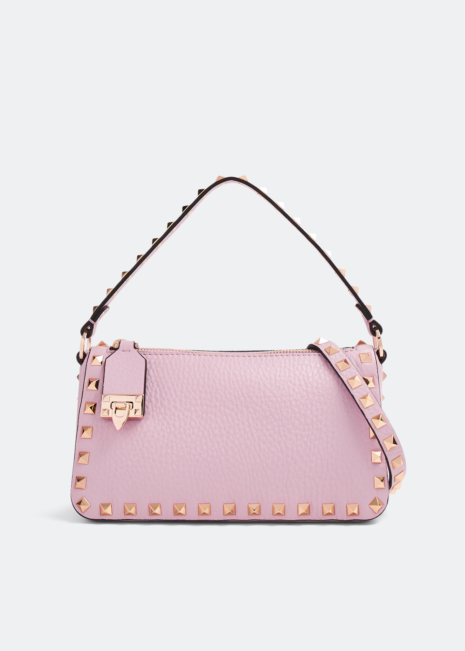 

Rockstud small crossbody bag, Purple