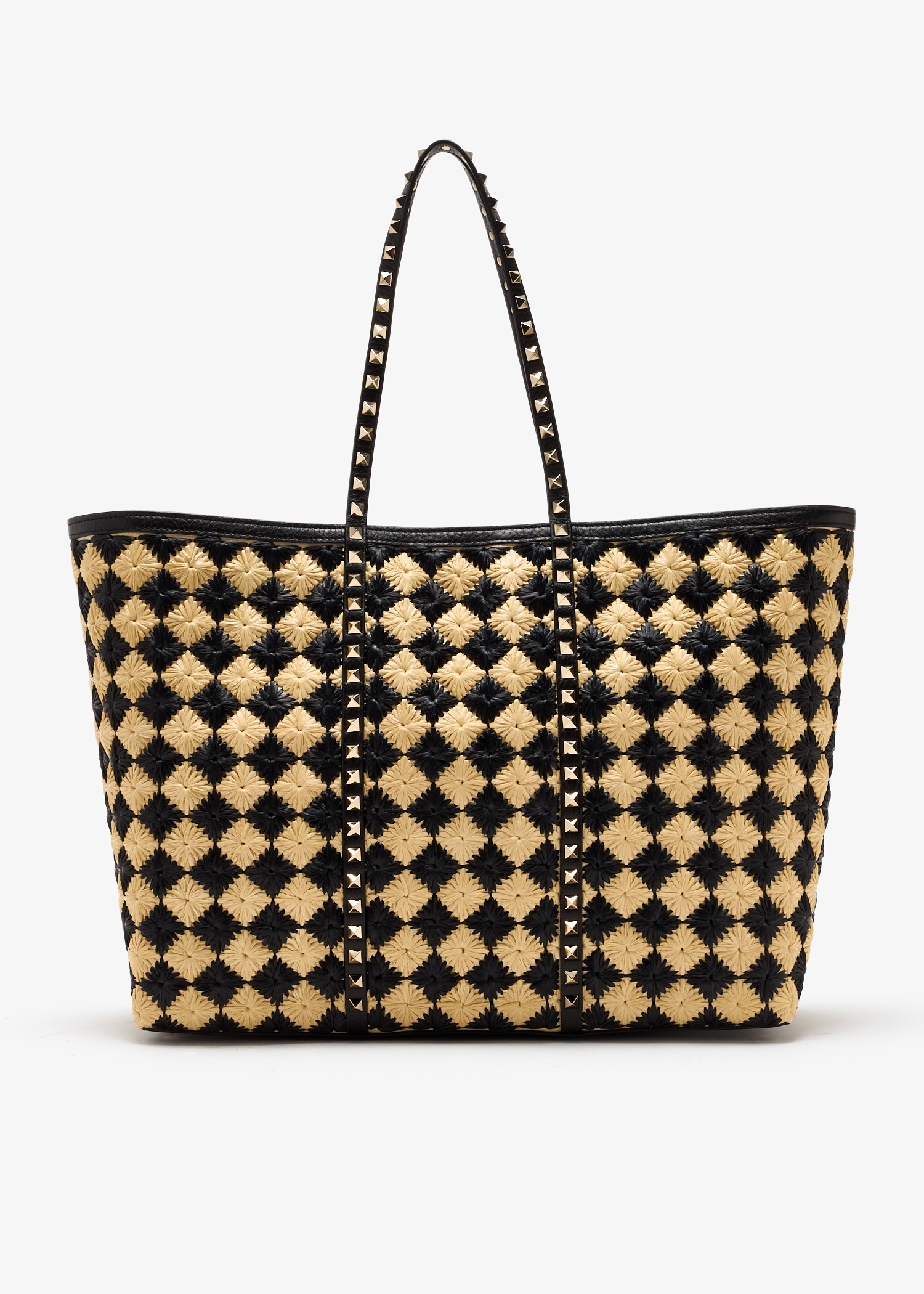 

Rockstud tote bag, Beige