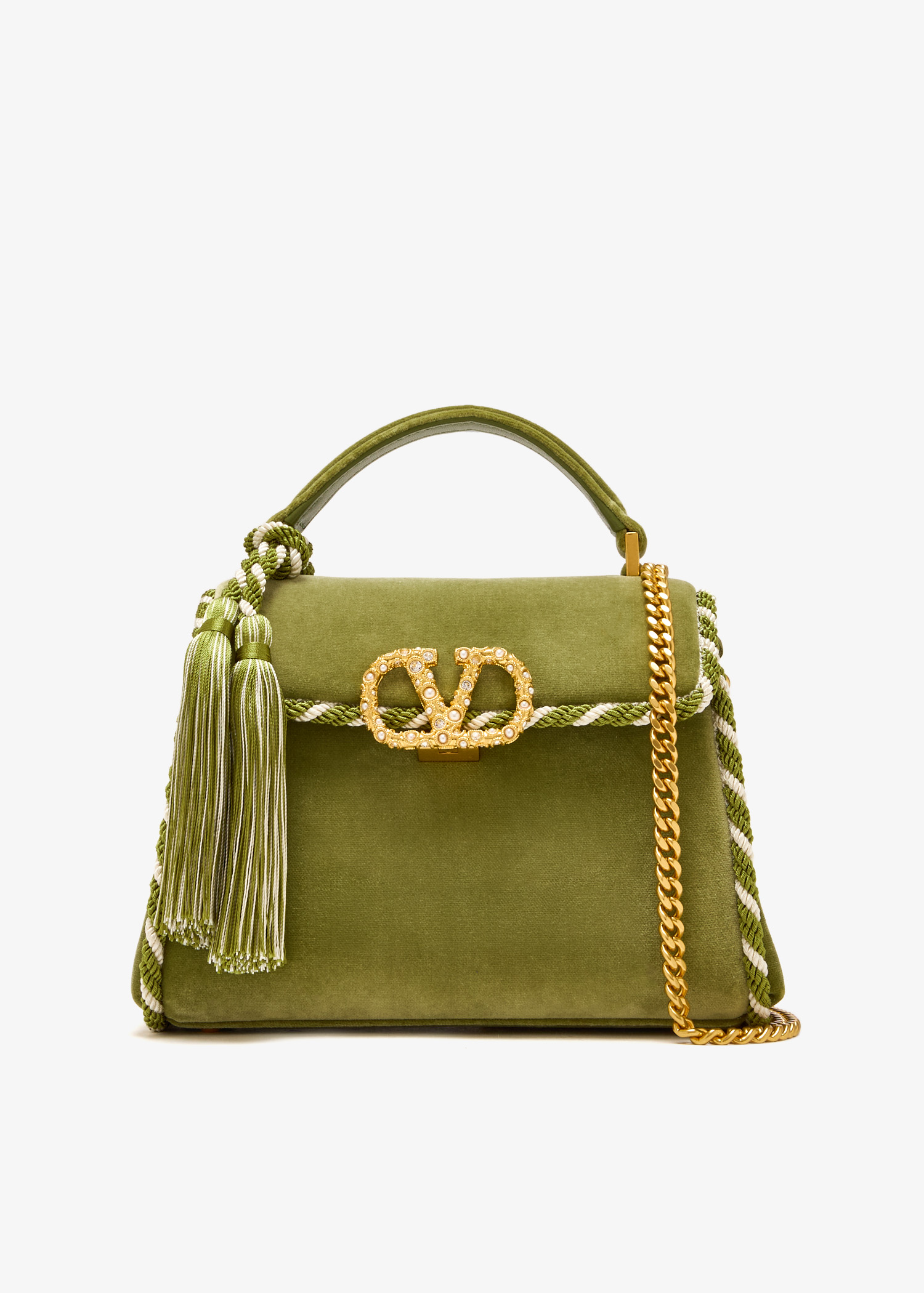 

VSling mini top handle bag, Green