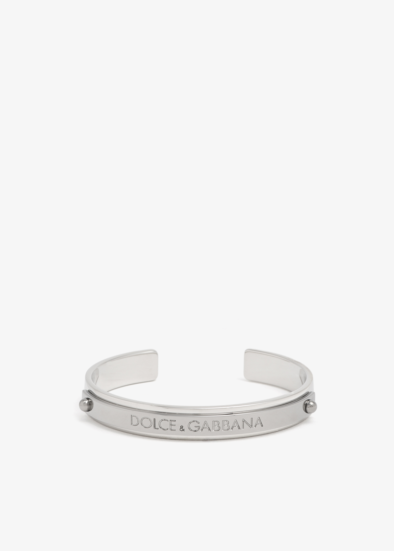 

Logo-engraved bracelet, Metallic