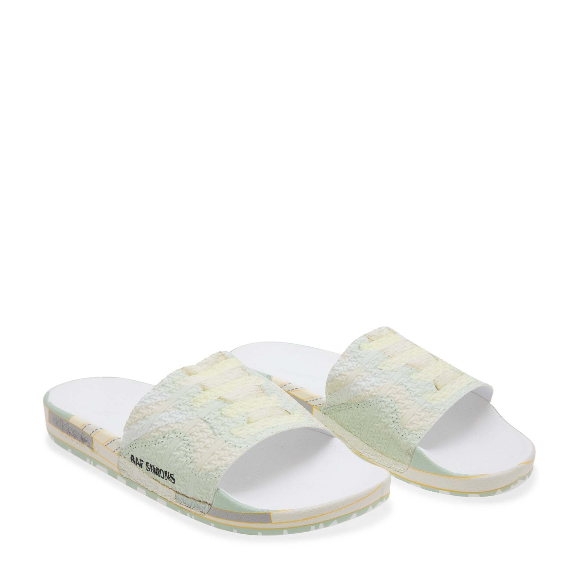 

x Raf Simons Peach Adilette slides, Green