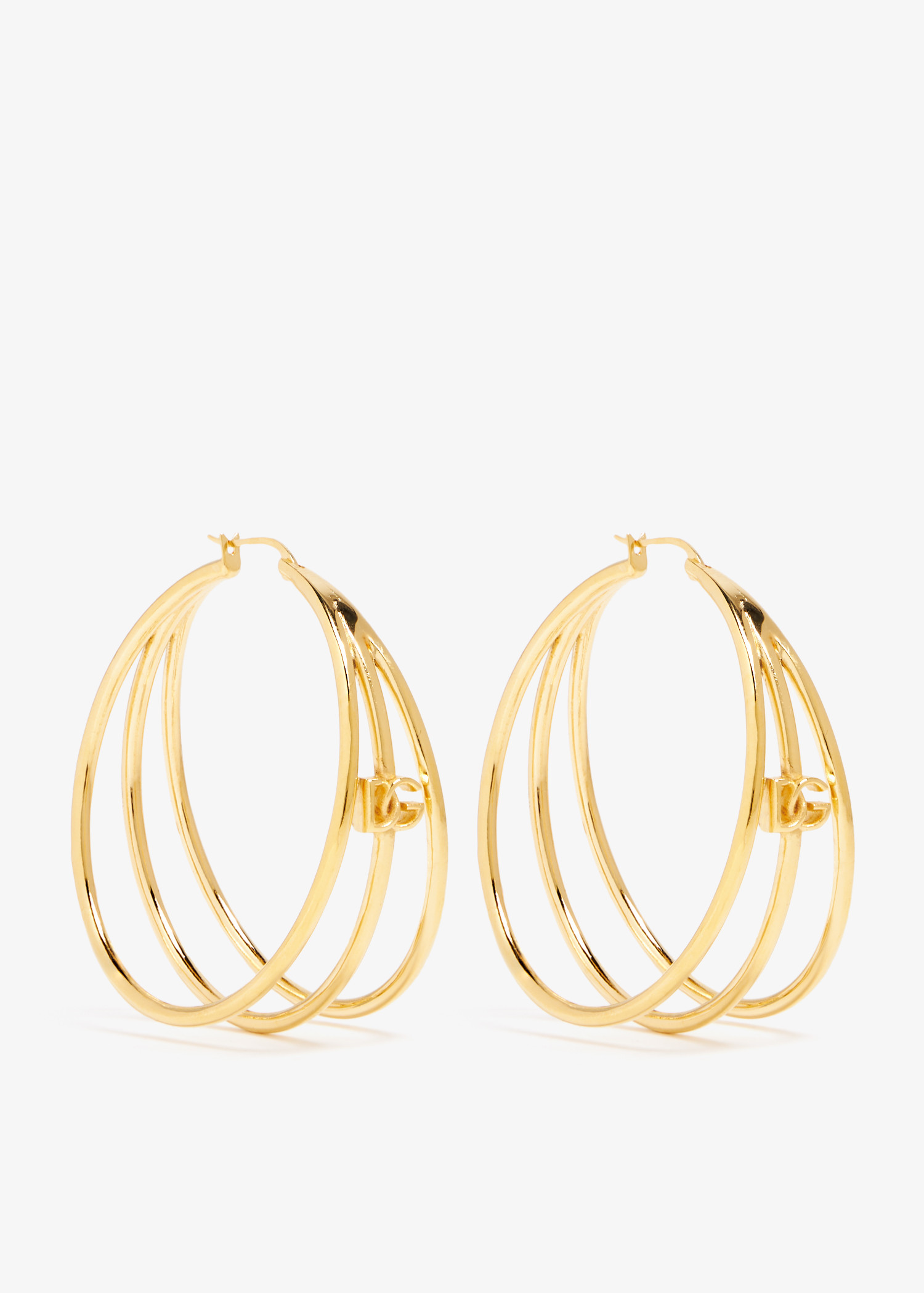 

Creole multi-hoop earrings, Gold