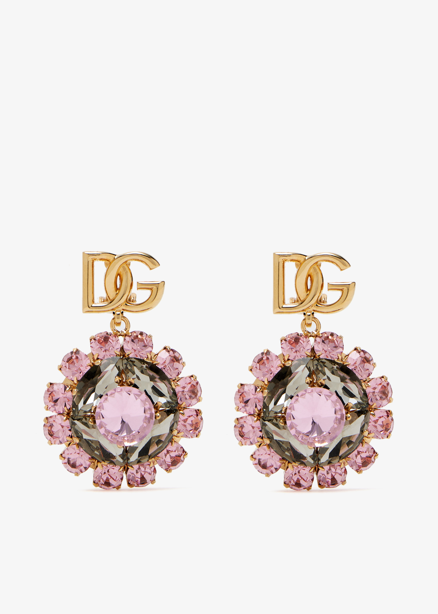 

Re-edition clip earrings, Multicolored