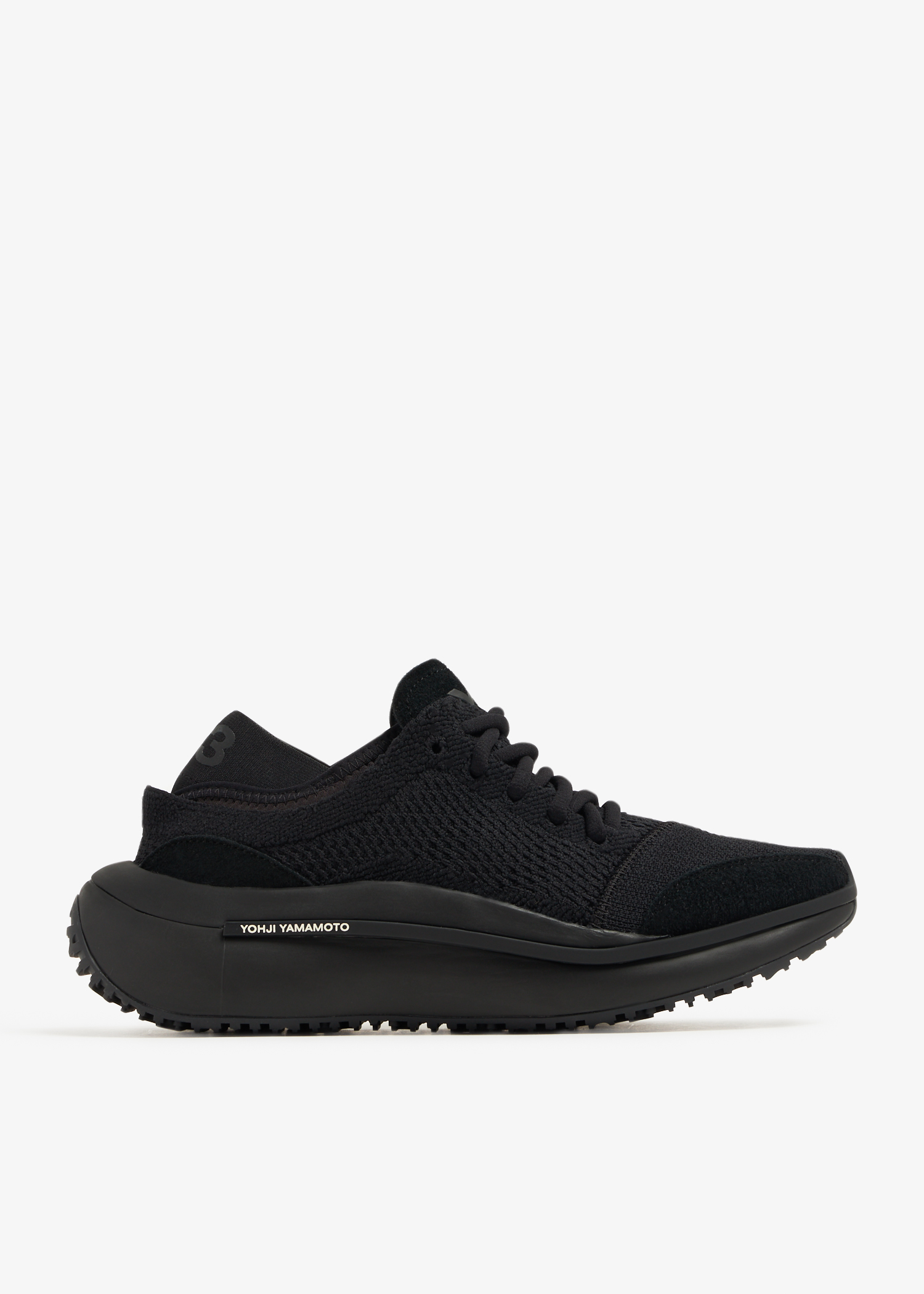 

Y-3 Qisan knit sneakers, Black