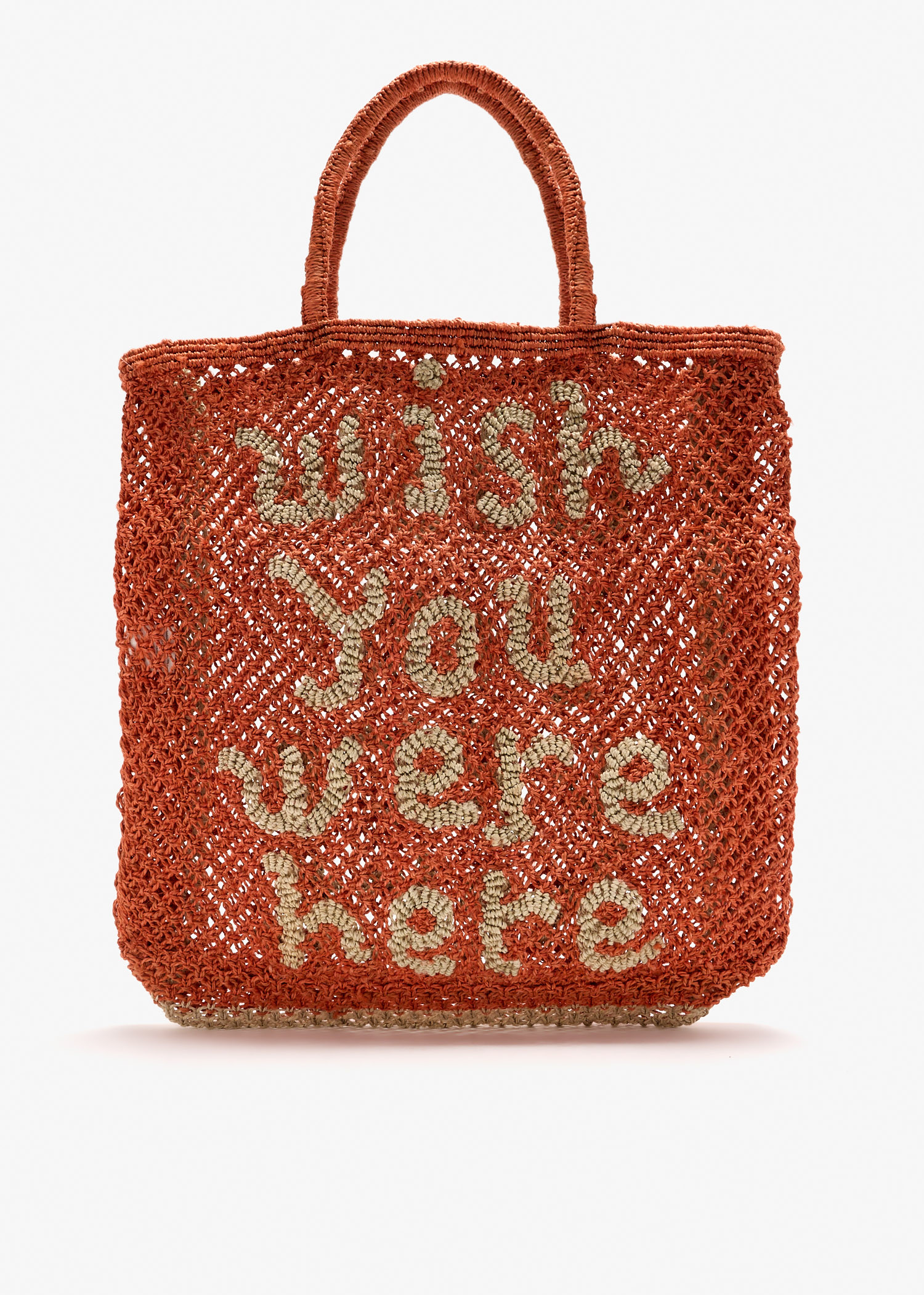 

Wish You Were Here tote bag, Orange