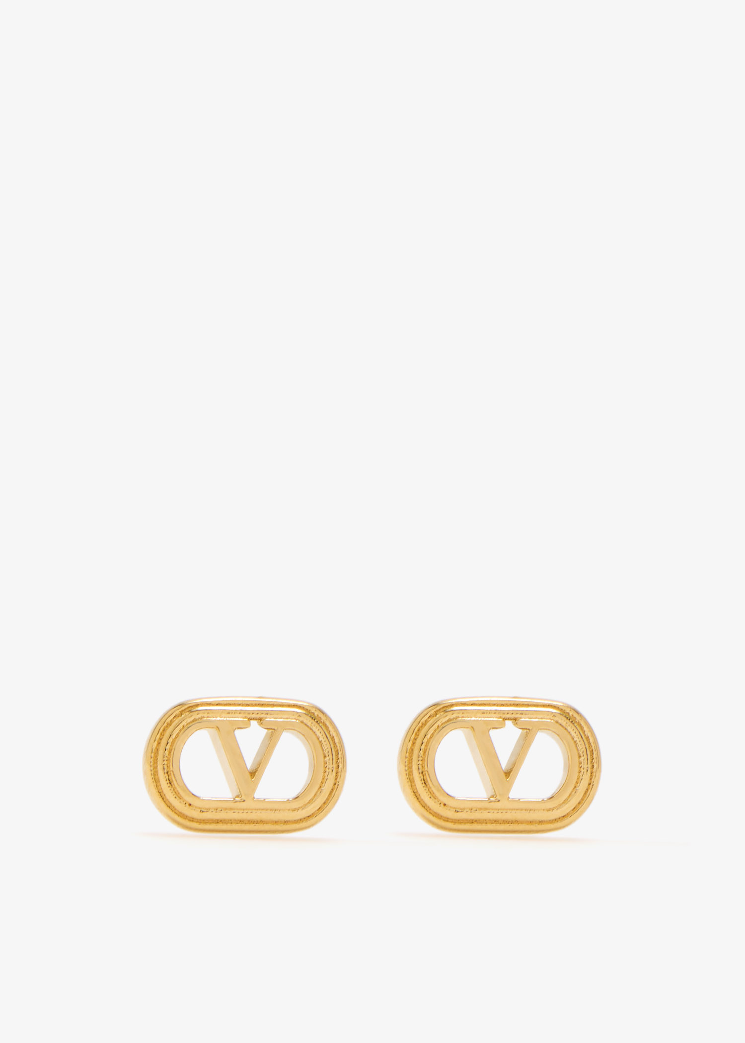 

Ovalette earrings, Gold
