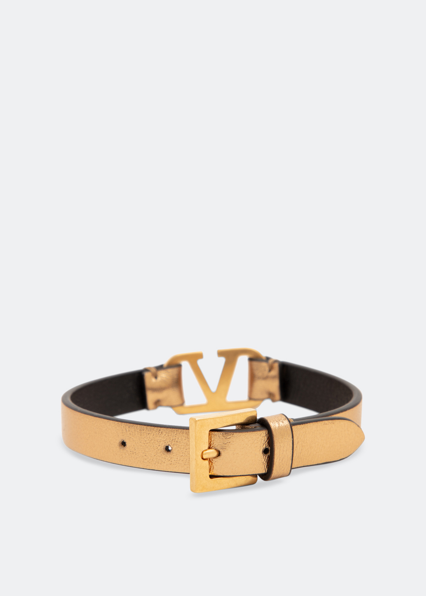 

VLogo Signature bracelet, Metallic