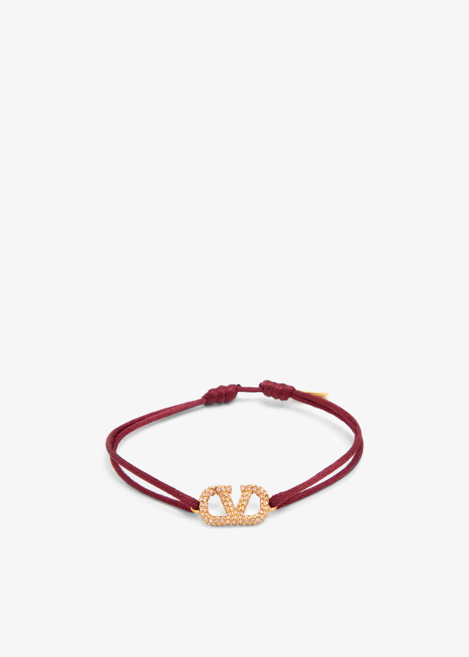 

VLogo bracelet, Burgundy