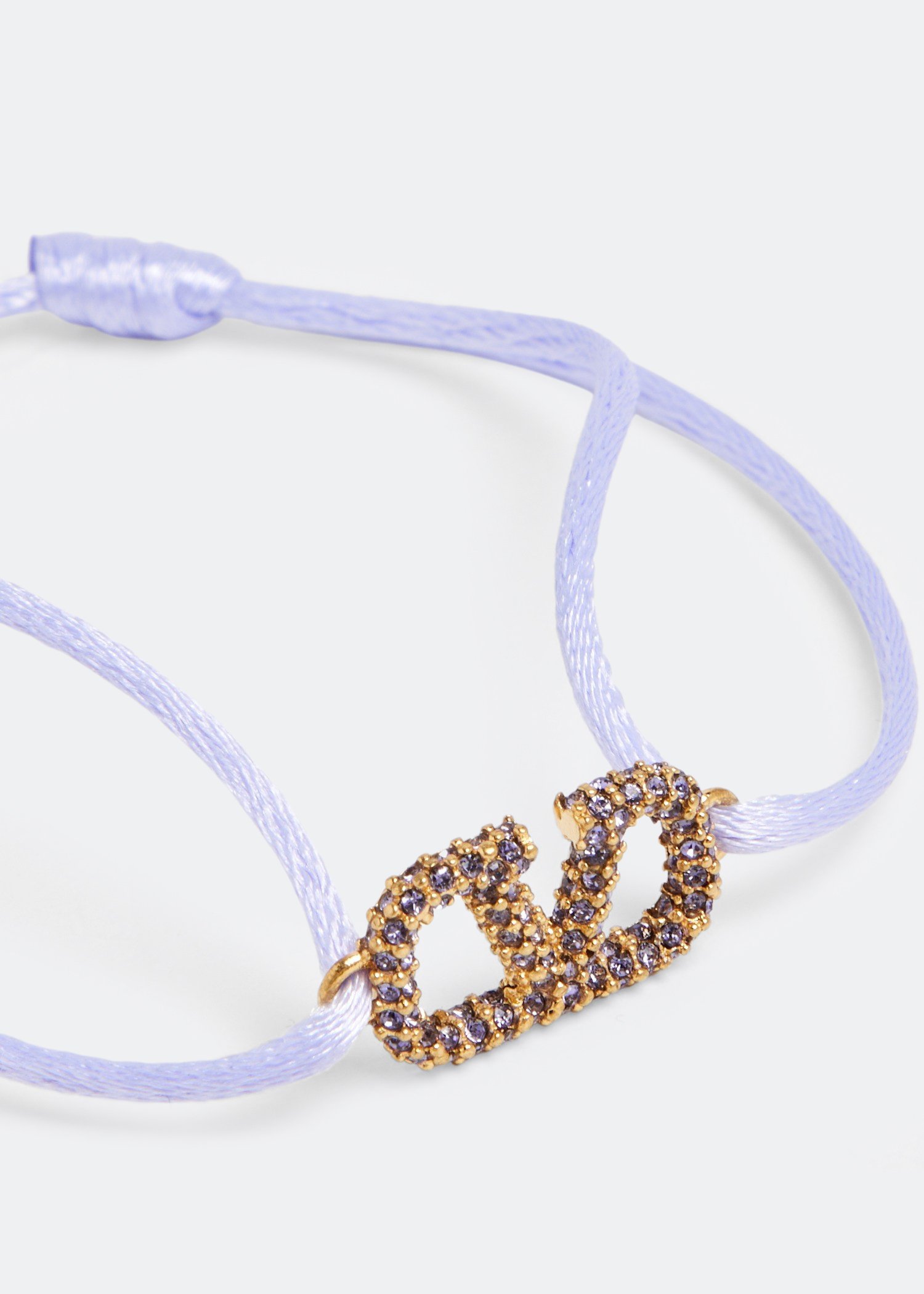 

VLogo bracelet, Purple