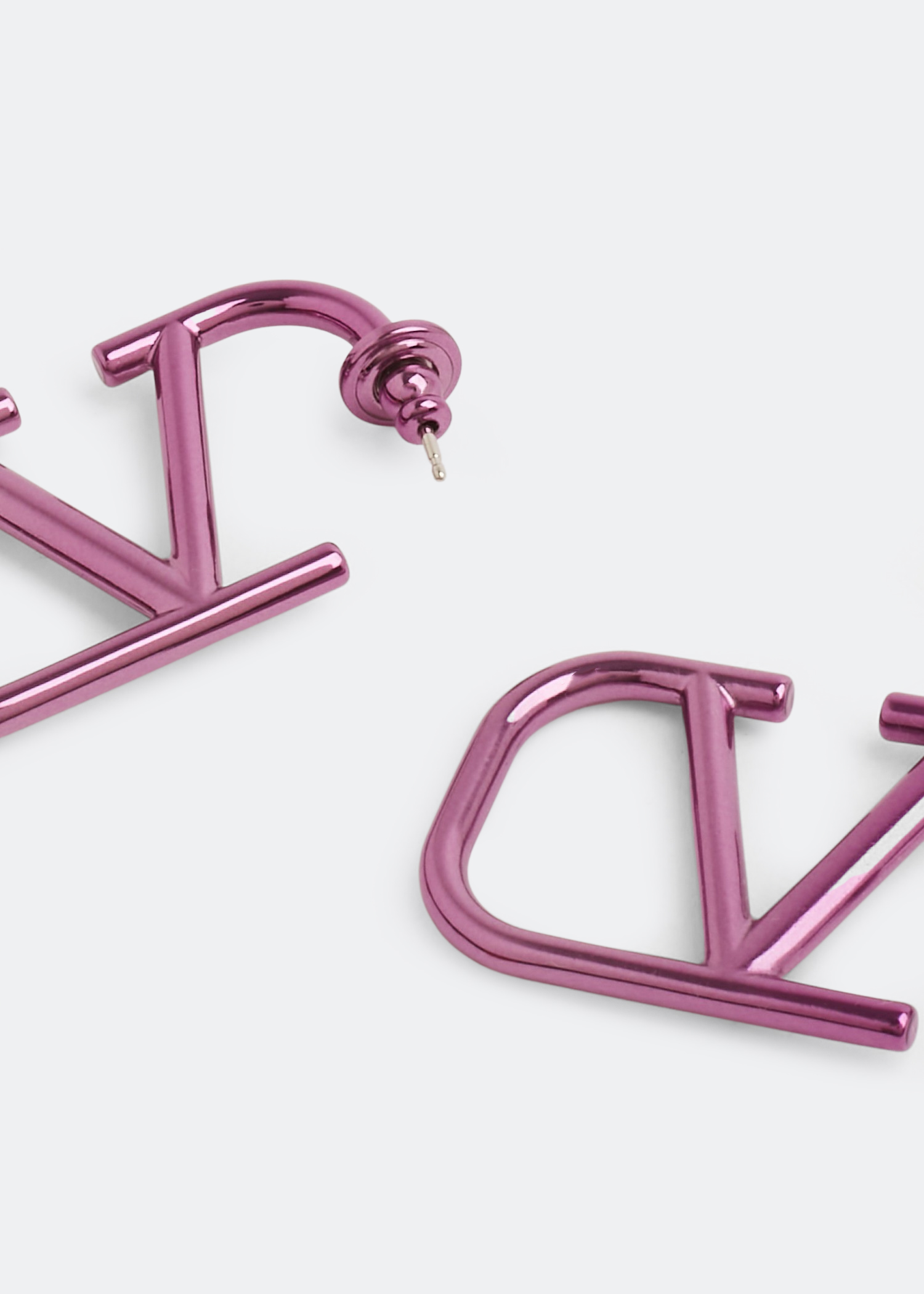 

VLogo Signature earrings, Pink