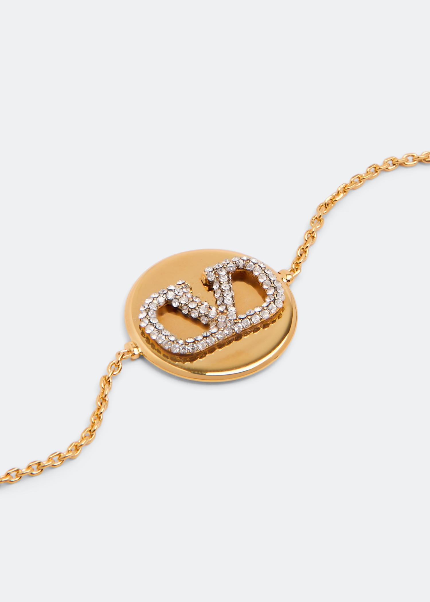 

VLogo Signature bracelet, Gold