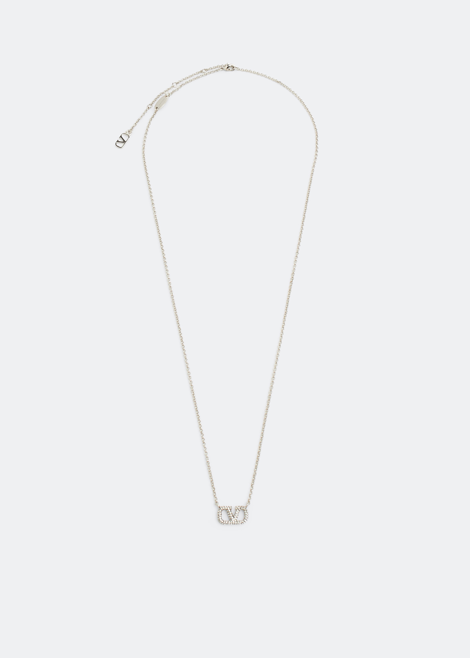 

VLogo Signature necklace, Silver