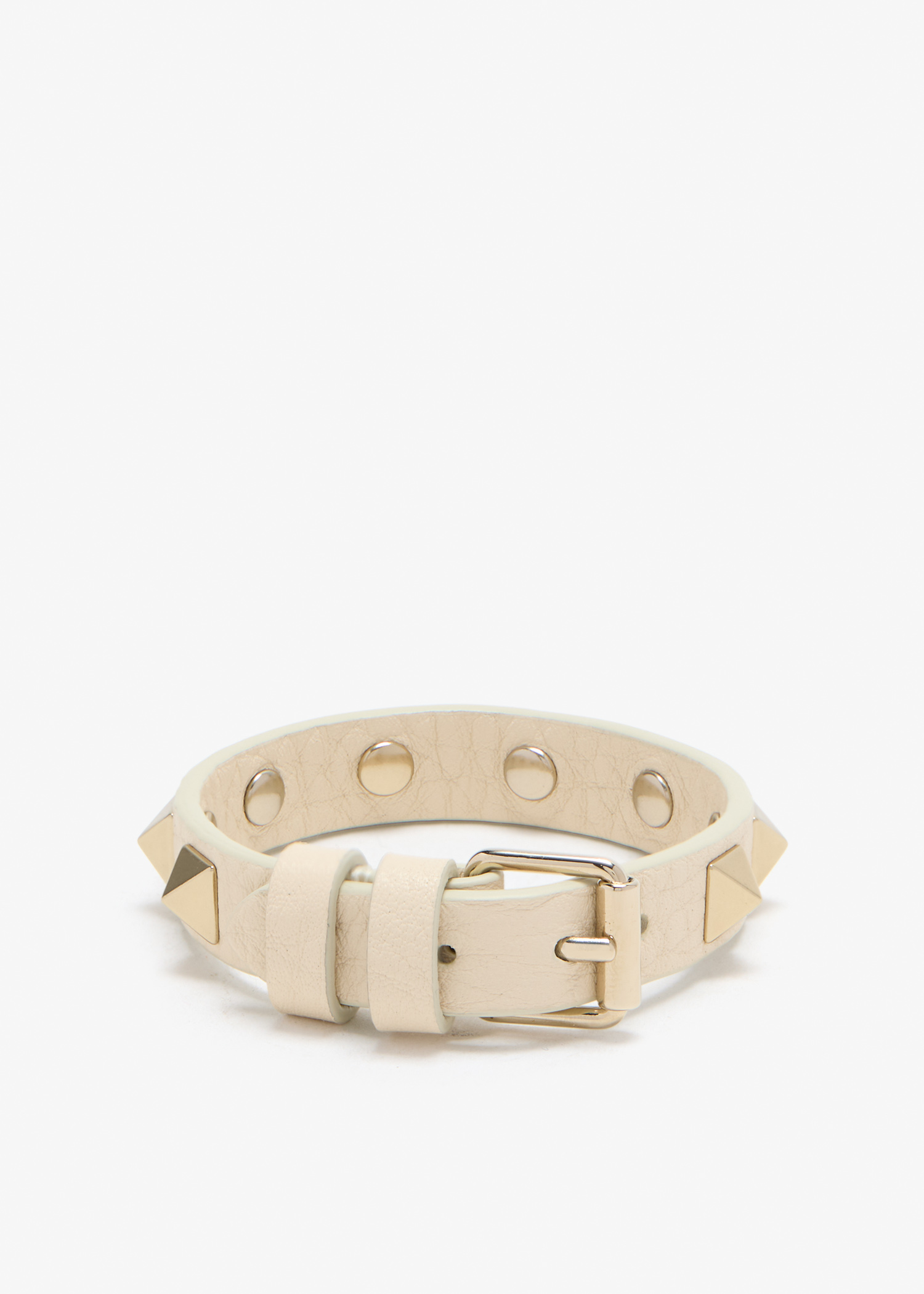 

Rockstud bracelet, Cream